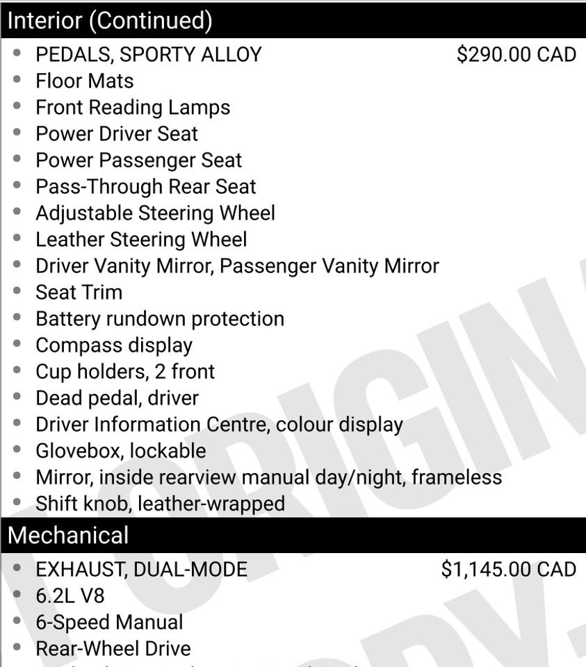 2023 Chevrolet Camaro 1LZ | RS | LT1 | MANUAL | SUNROOF | V8 | TECH PKG Photo