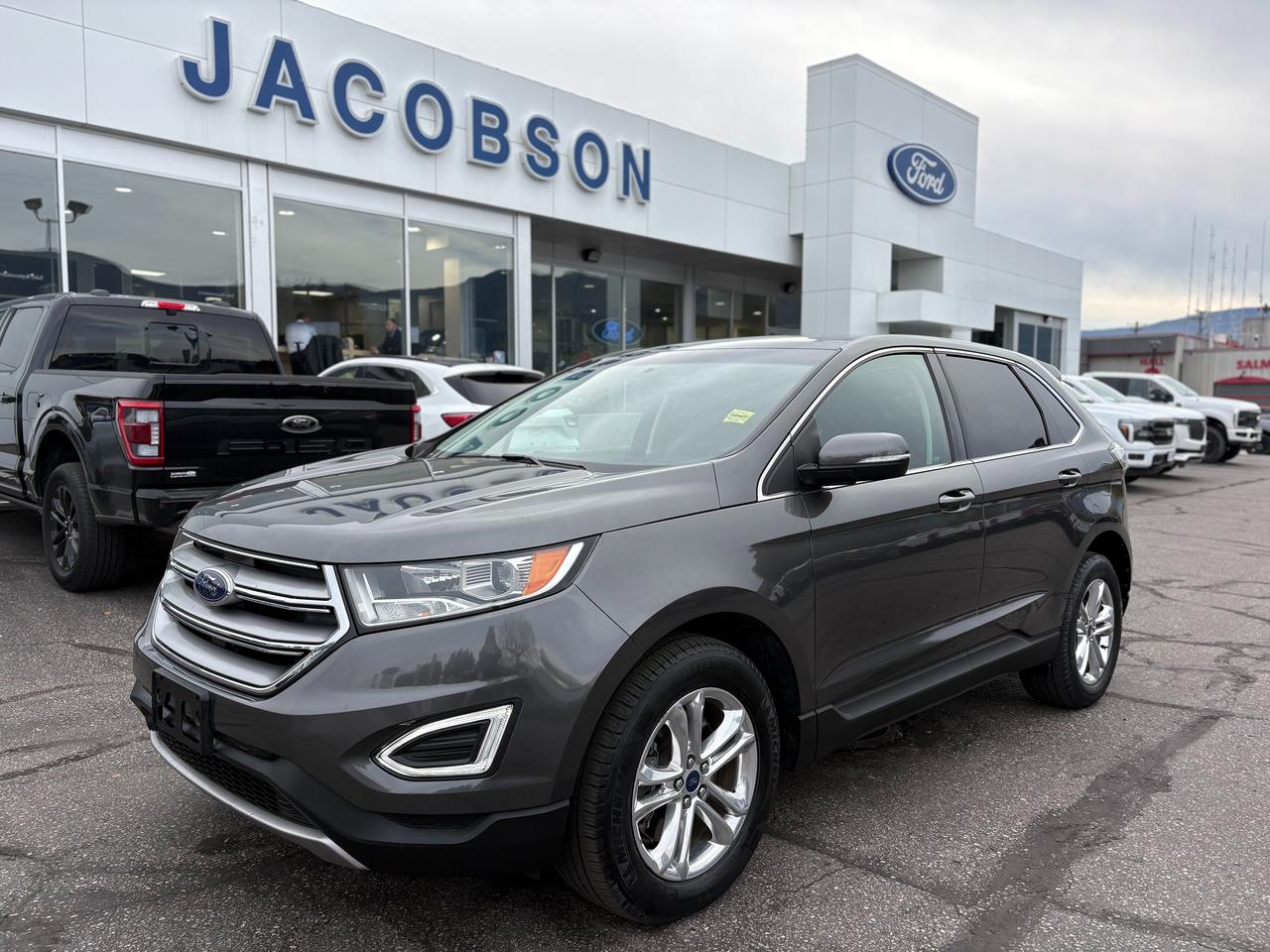 Gray 2018 Ford Edge SUV / Crossover All-Wheel Drive Automatic