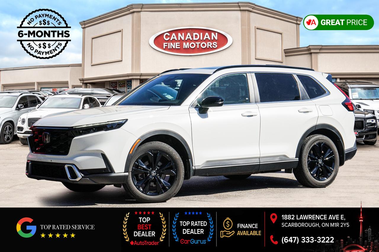 White 2024 Honda CR-V Hybrid SUV / Crossover  Continuously Variable Transmission