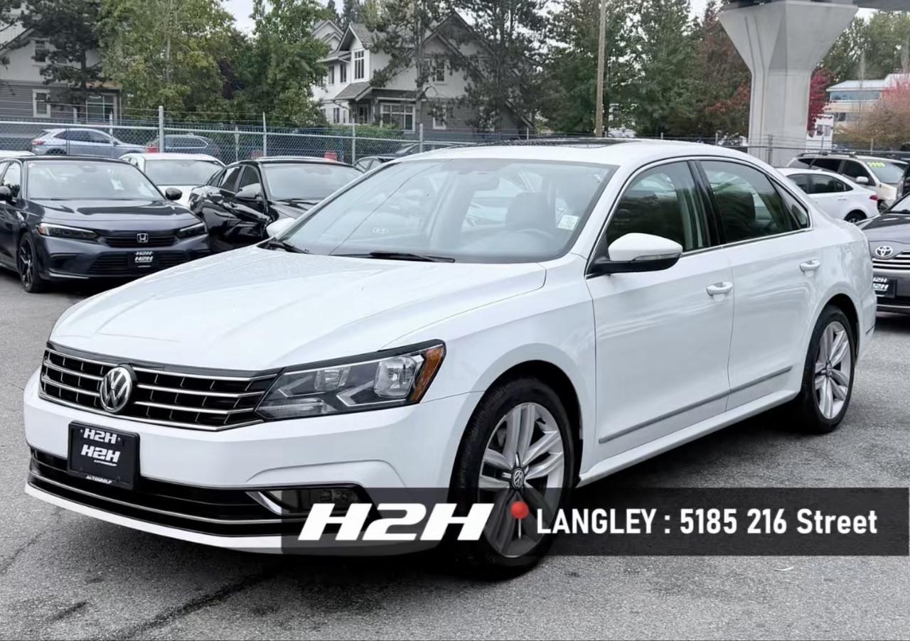 White 2016 Volkswagen Passat Sedan Front-Wheel Drive Automatic