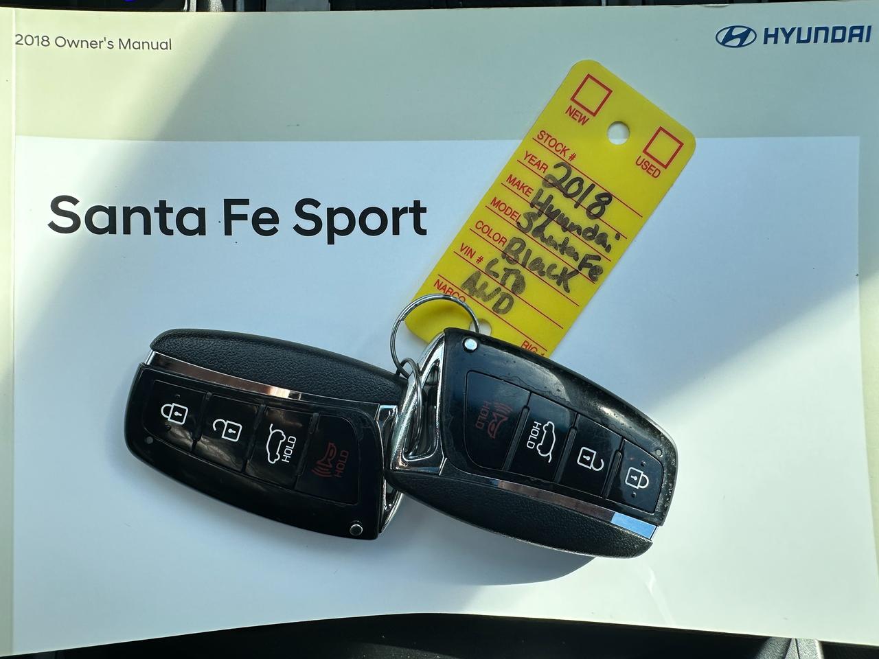 2018 Hyundai Santa Fe Sport LimitedAWD HTD/CLD-Leather PanoRoof RvCam XM NAV Photo