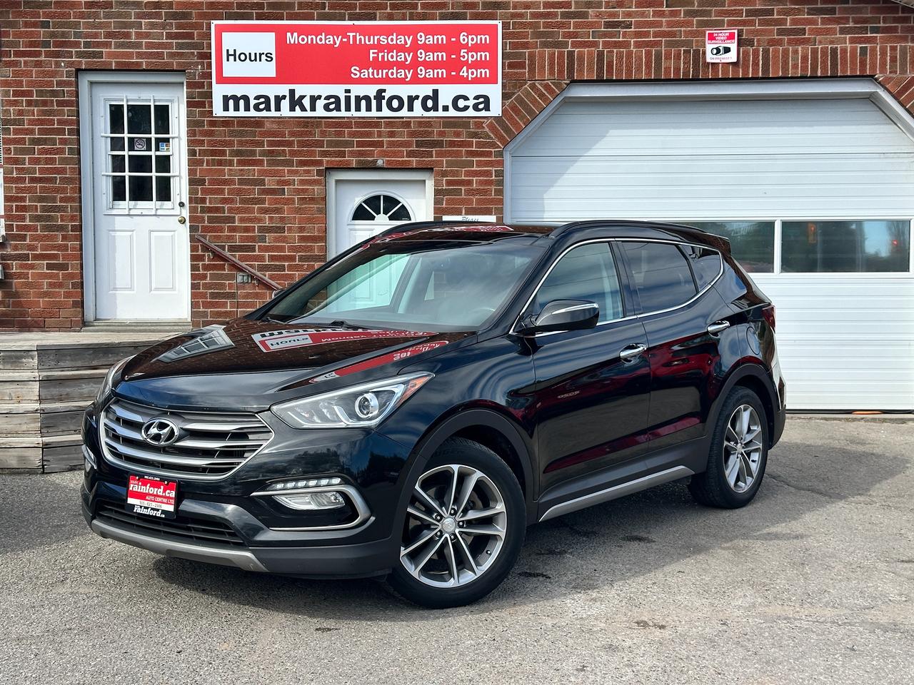 Black 2018 Hyundai Santa Fe Sport SUV / Crossover All-Wheel Drive Automatic