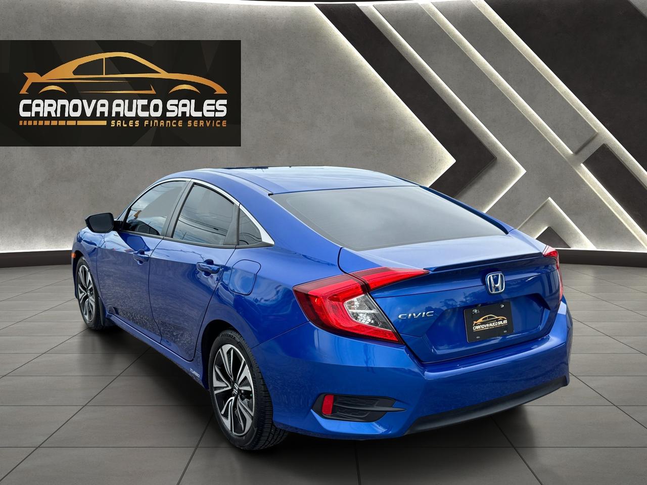 2018 Honda Civic EX-T+ONE OWNER+CLEAN CARFAX+Roof+LKA Photo