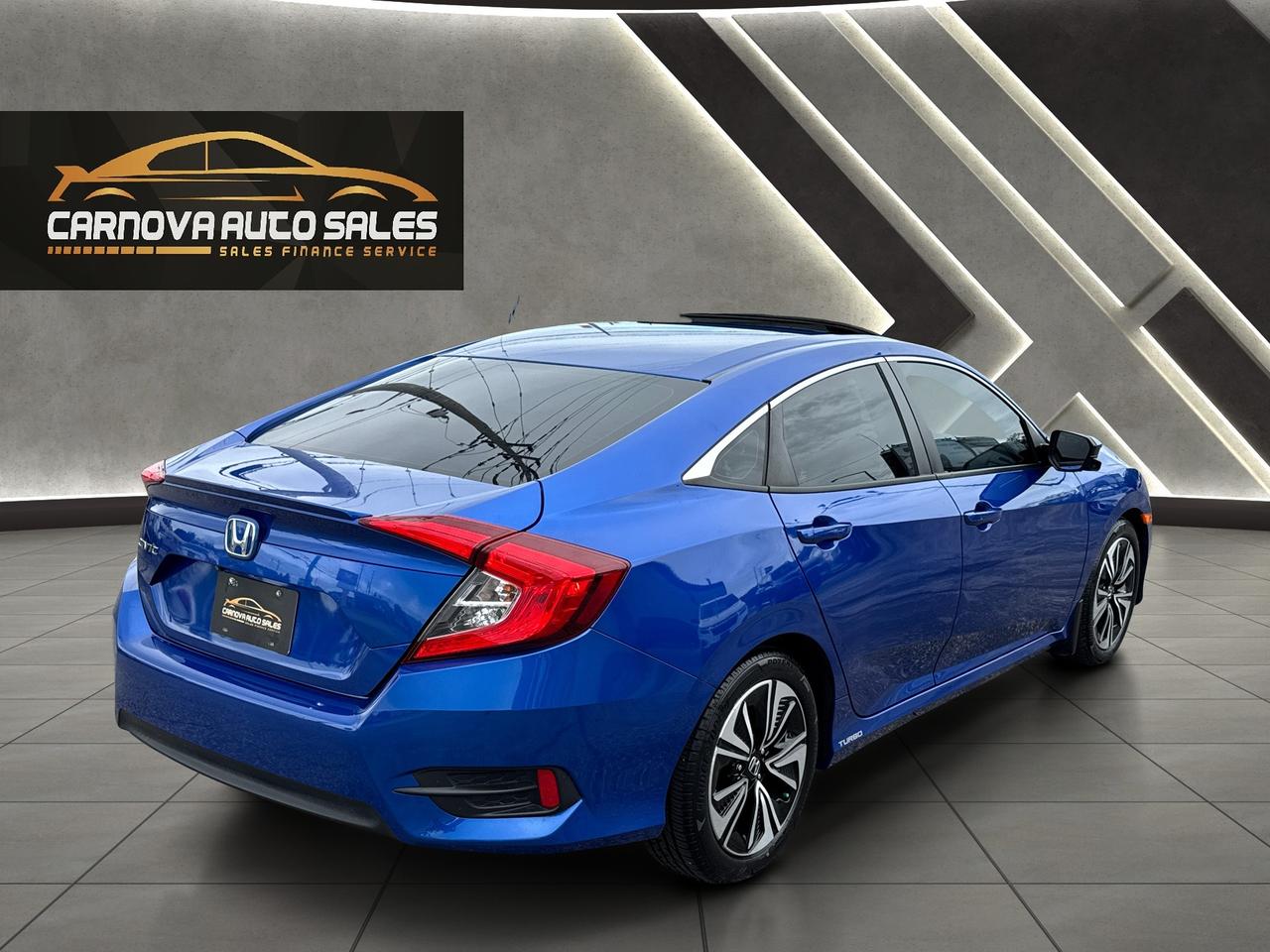 2018 Honda Civic EX-T+ONE OWNER+CLEAN CARFAX+Roof+LKA Photo