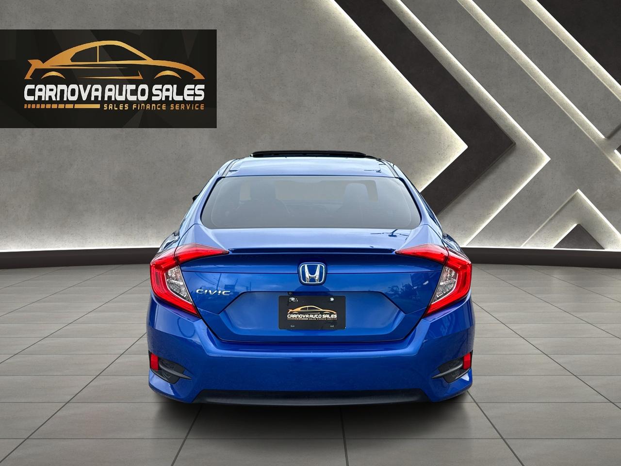 2018 Honda Civic EX-T+ONE OWNER+CLEAN CARFAX+Roof+LKA Photo