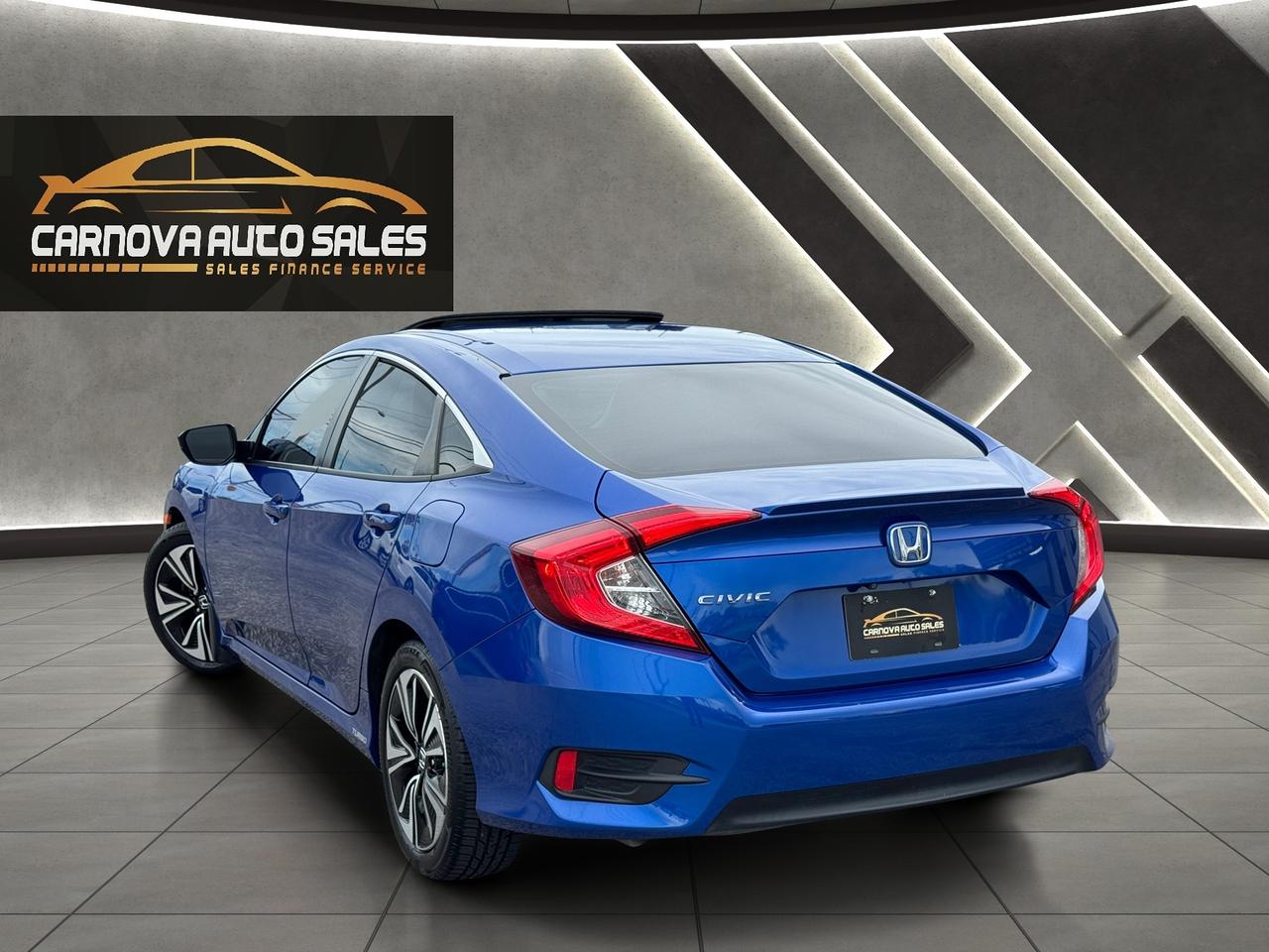 2018 Honda Civic EX-T+ONE OWNER+CLEAN CARFAX+Roof+LKA Photo