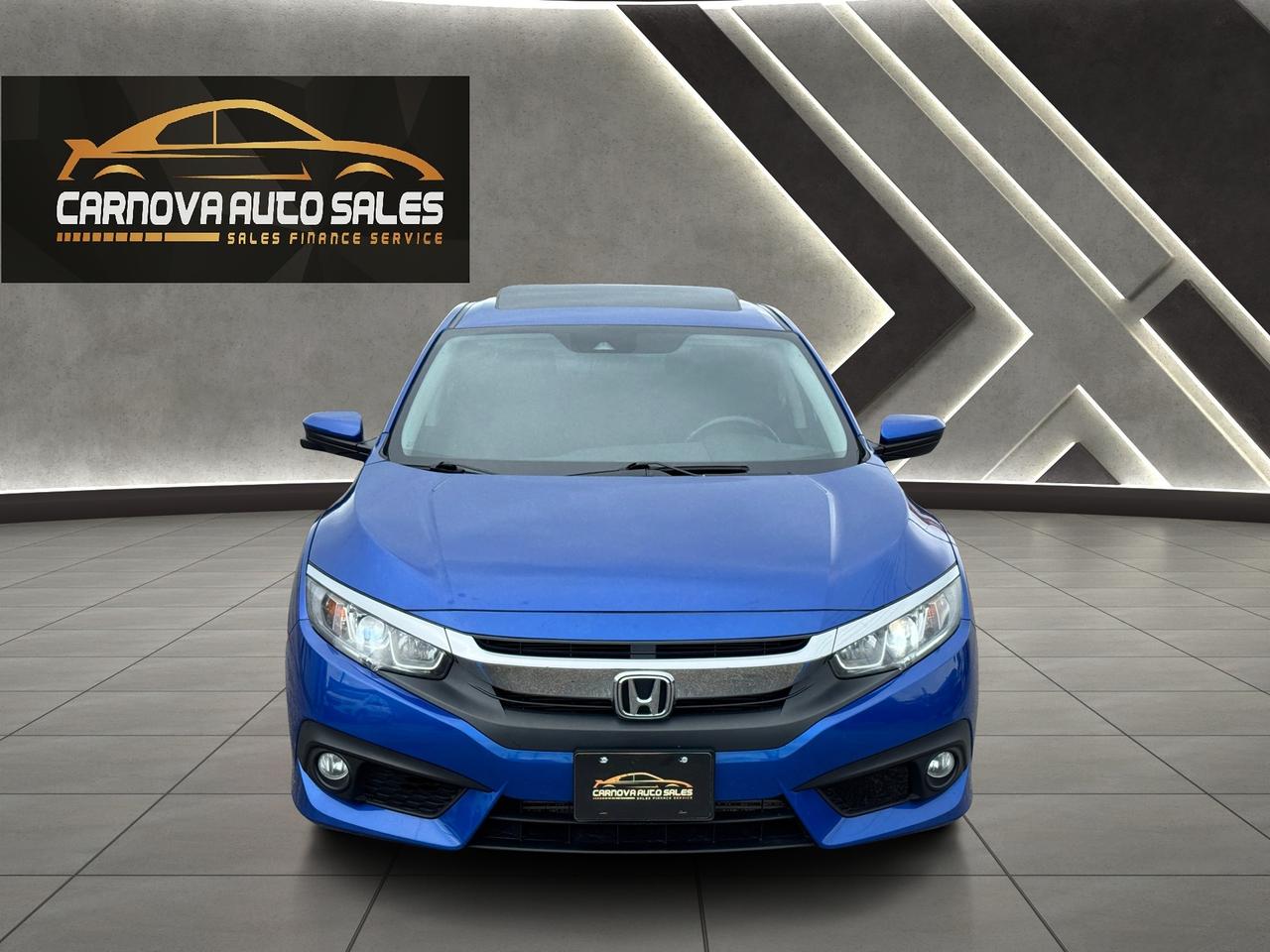 2018 Honda Civic EX-T+ONE OWNER+CLEAN CARFAX+Roof+LKA Photo