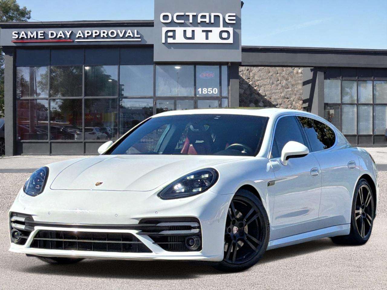 White 2014 Porsche Panamera Sedan All-Wheel Drive Automatic