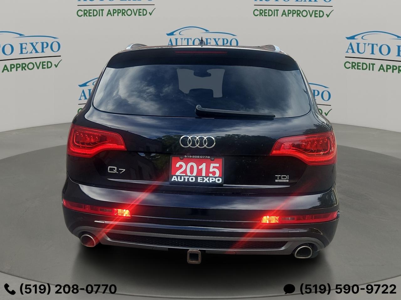 2015 Audi Q7 3.0L,TDI,Vorsprung,Certified,No Accident,AWD,7Pass Photo3