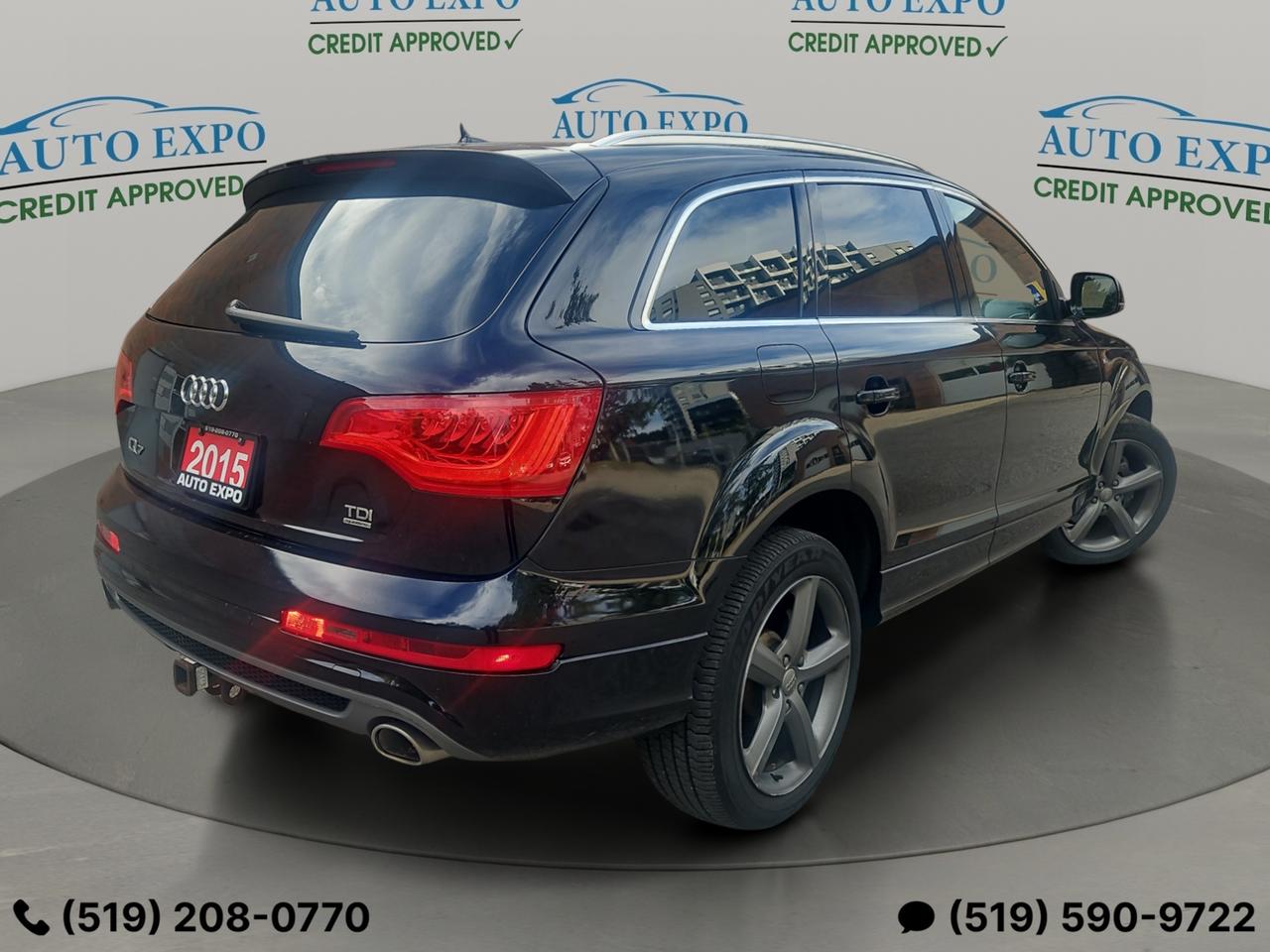 2015 Audi Q7 3.0L,TDI,Vorsprung,Certified,No Accident,AWD,7Pass Photo4