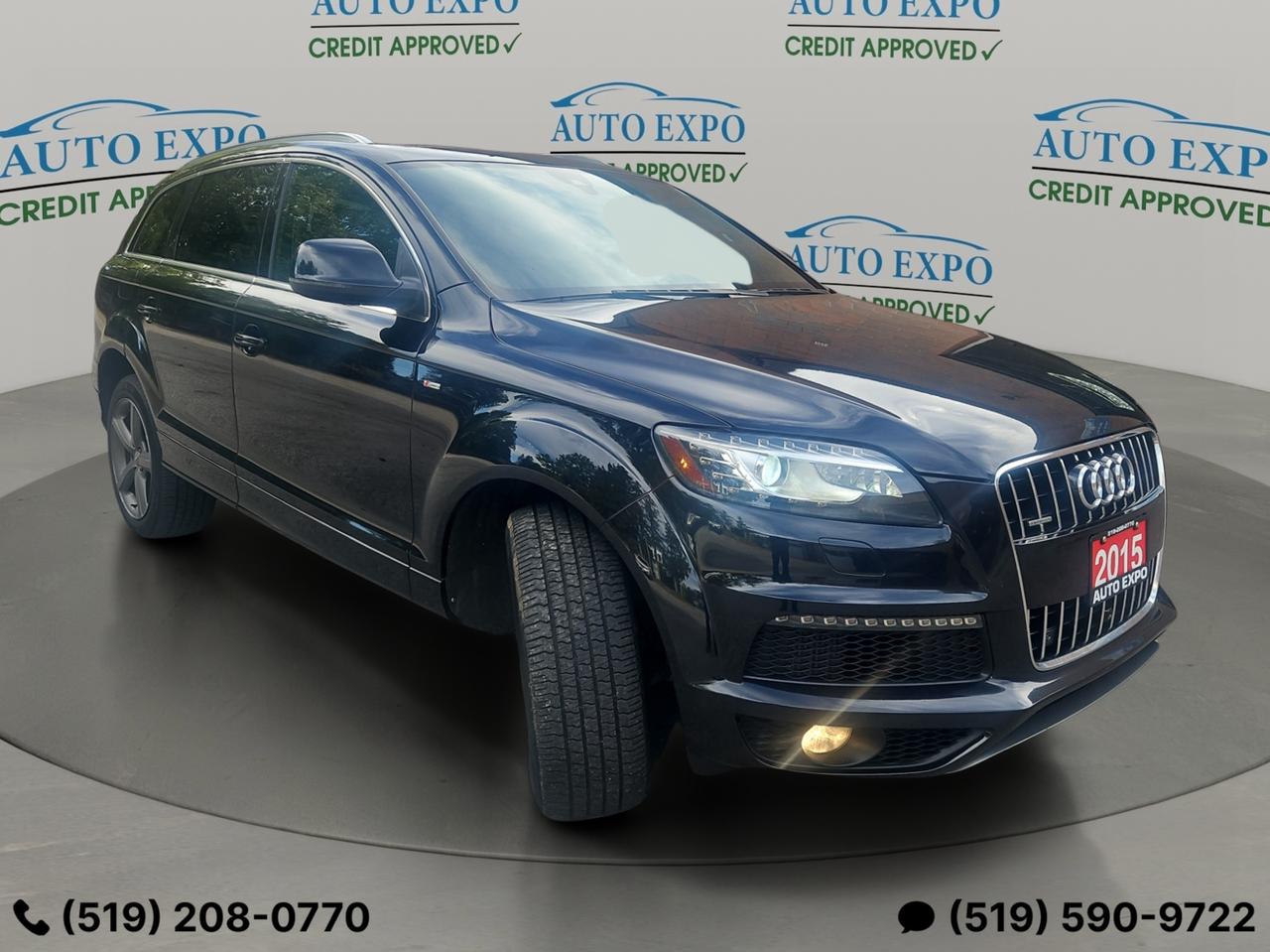 2015 Audi Q7 3.0L,TDI,Vorsprung,Certified,No Accident,AWD,7Pass Photo