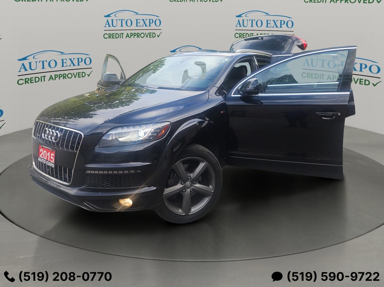 2015 Audi Q7 3.0L,TDI,Vorsprung,Certified,No Accident,AWD,7Pass Photo
