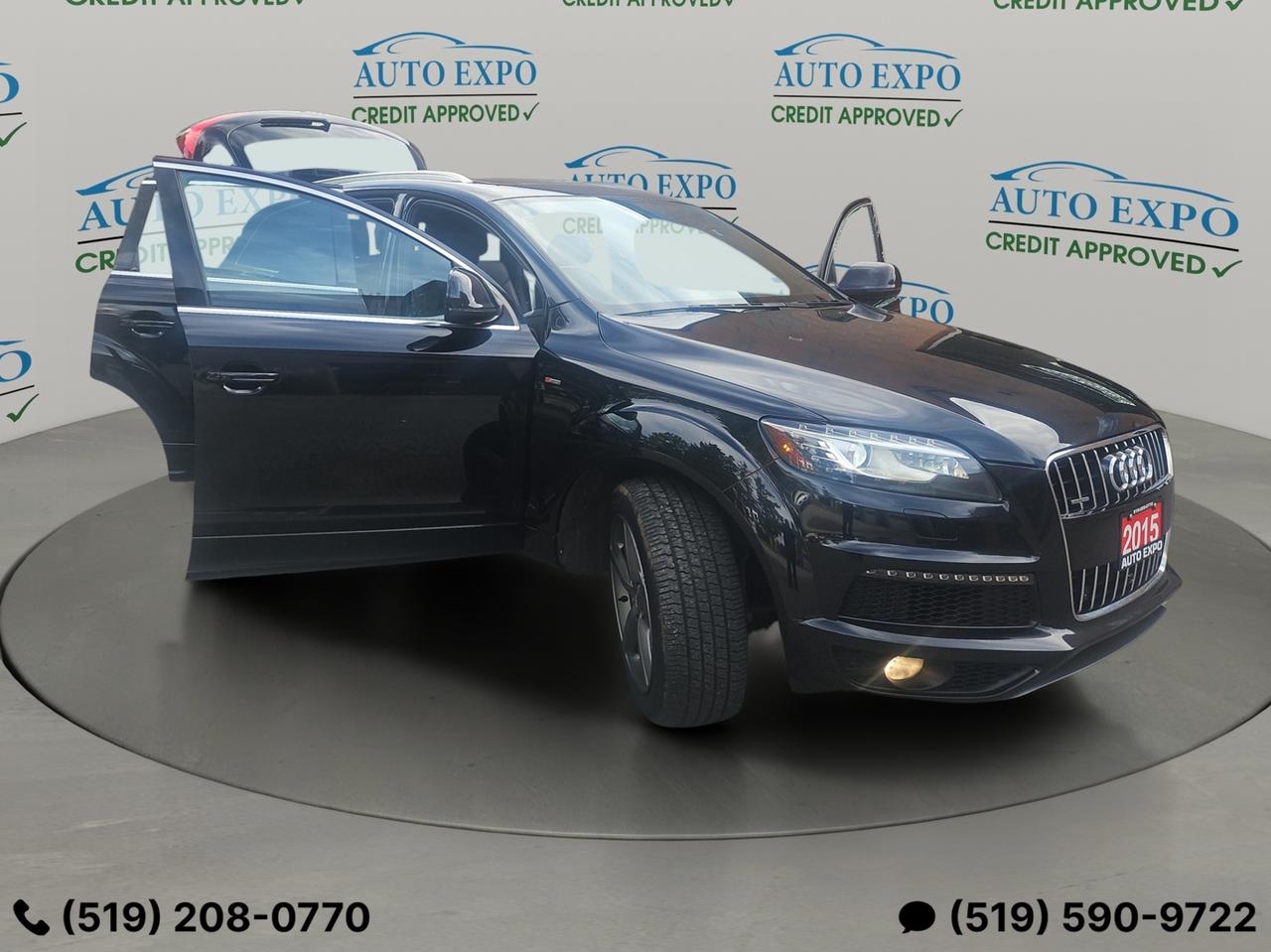2015 Audi Q7 3.0L,TDI,Vorsprung,Certified,No Accident,AWD,7Pass Photo