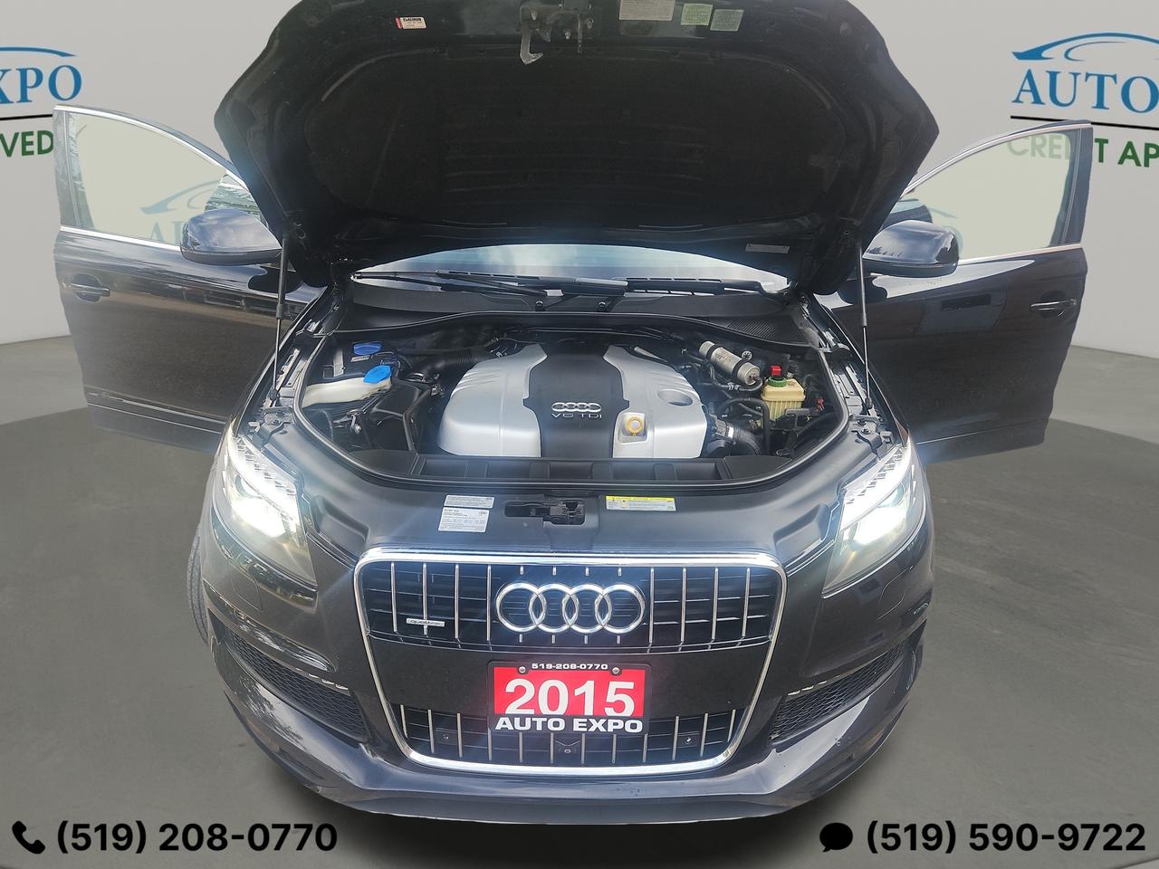 2015 Audi Q7 3.0L,TDI,Vorsprung,Certified,No Accident,AWD,7Pass Photo