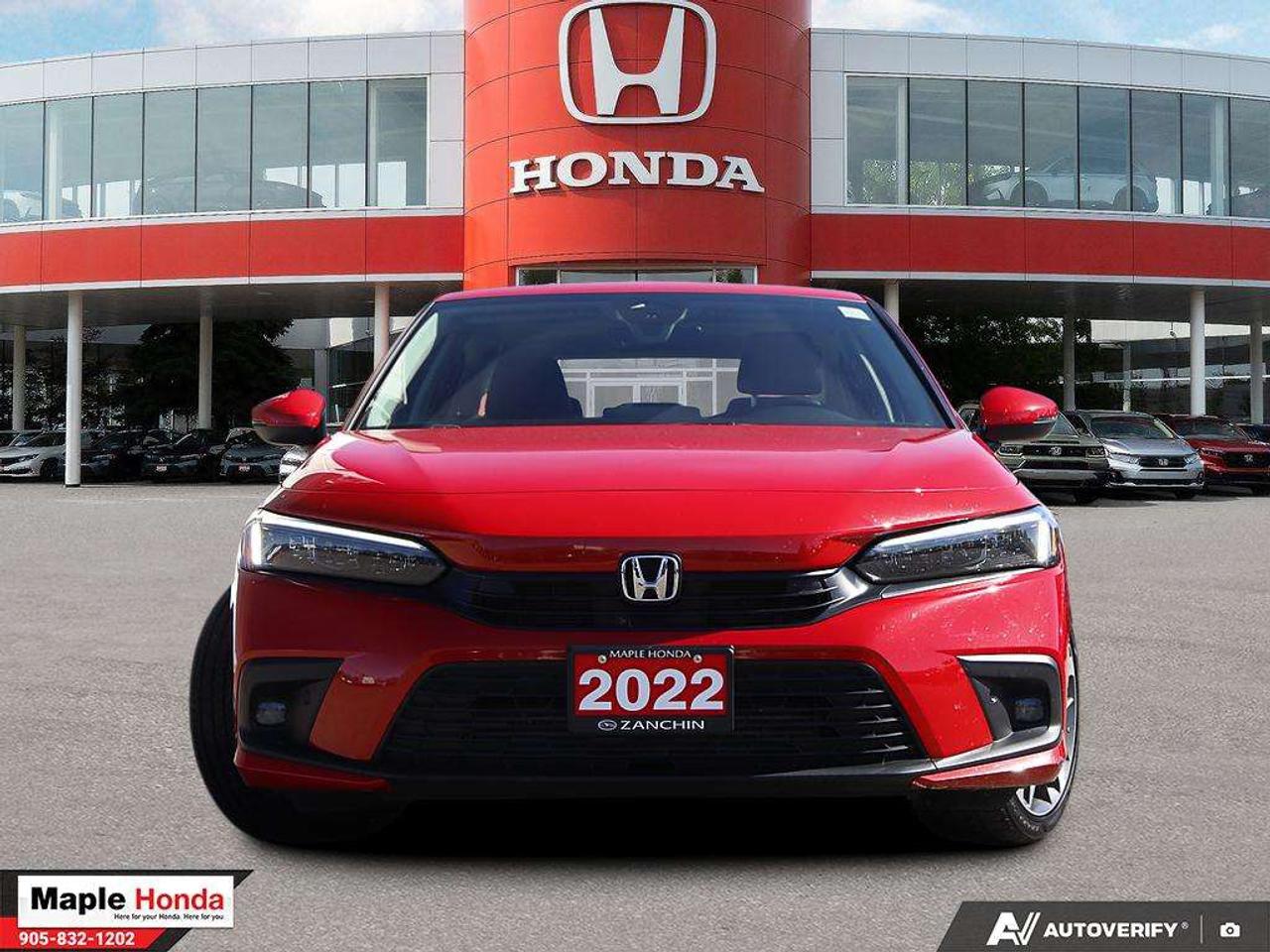 2022 Honda Civic Leather | Carplay | Blind Spot | Sunroof| Photo