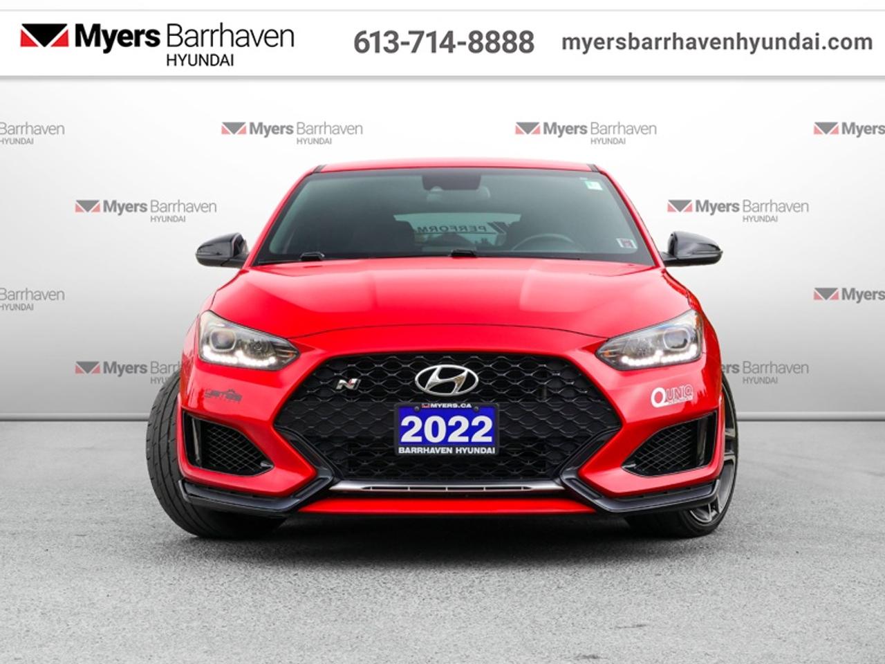 2022 Hyundai Veloster N DCT  - Navigation -  Android Auto - $156 B/W Photo