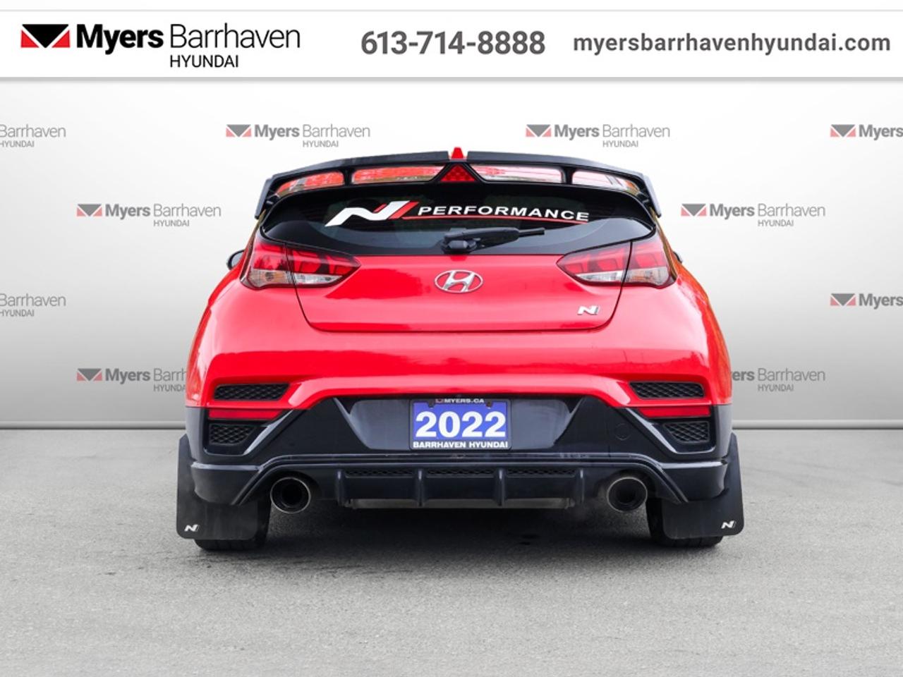 2022 Hyundai Veloster N DCT  - Navigation -  Android Auto - $156 B/W Photo