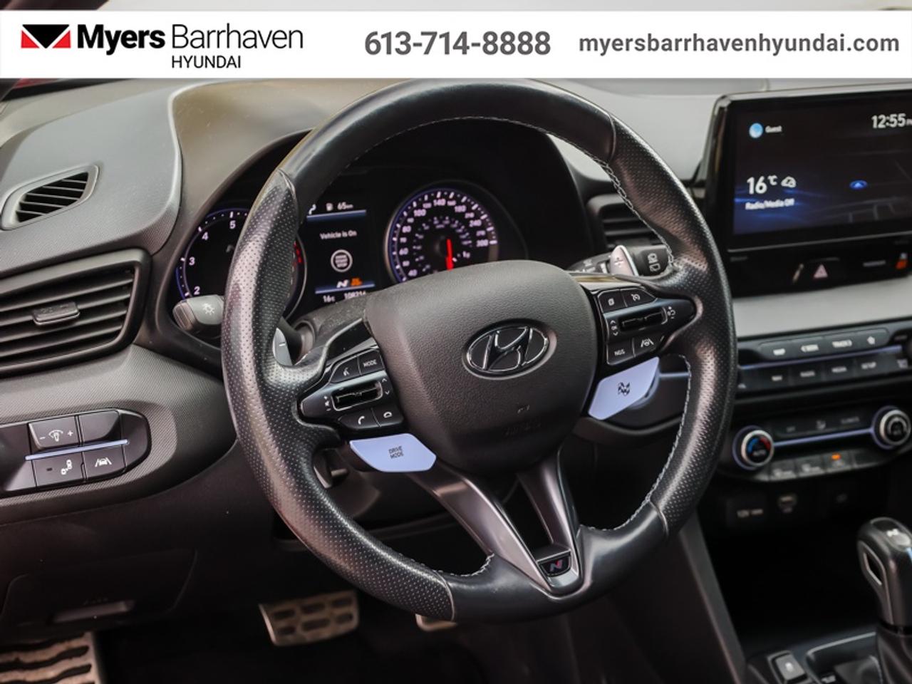 2022 Hyundai Veloster N DCT  - Navigation -  Android Auto - $156 B/W Photo