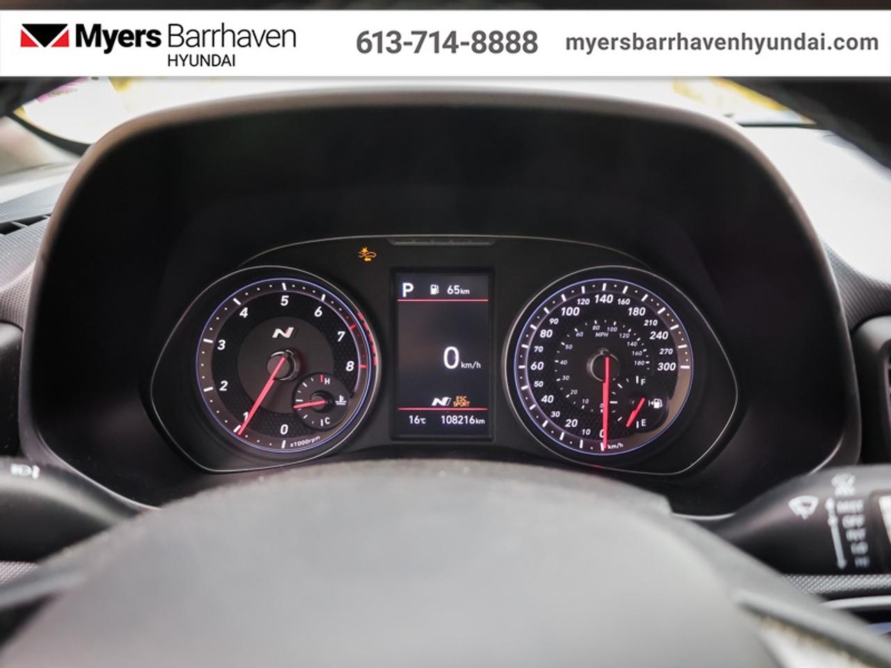 2022 Hyundai Veloster N DCT  - Navigation -  Android Auto - $156 B/W Photo