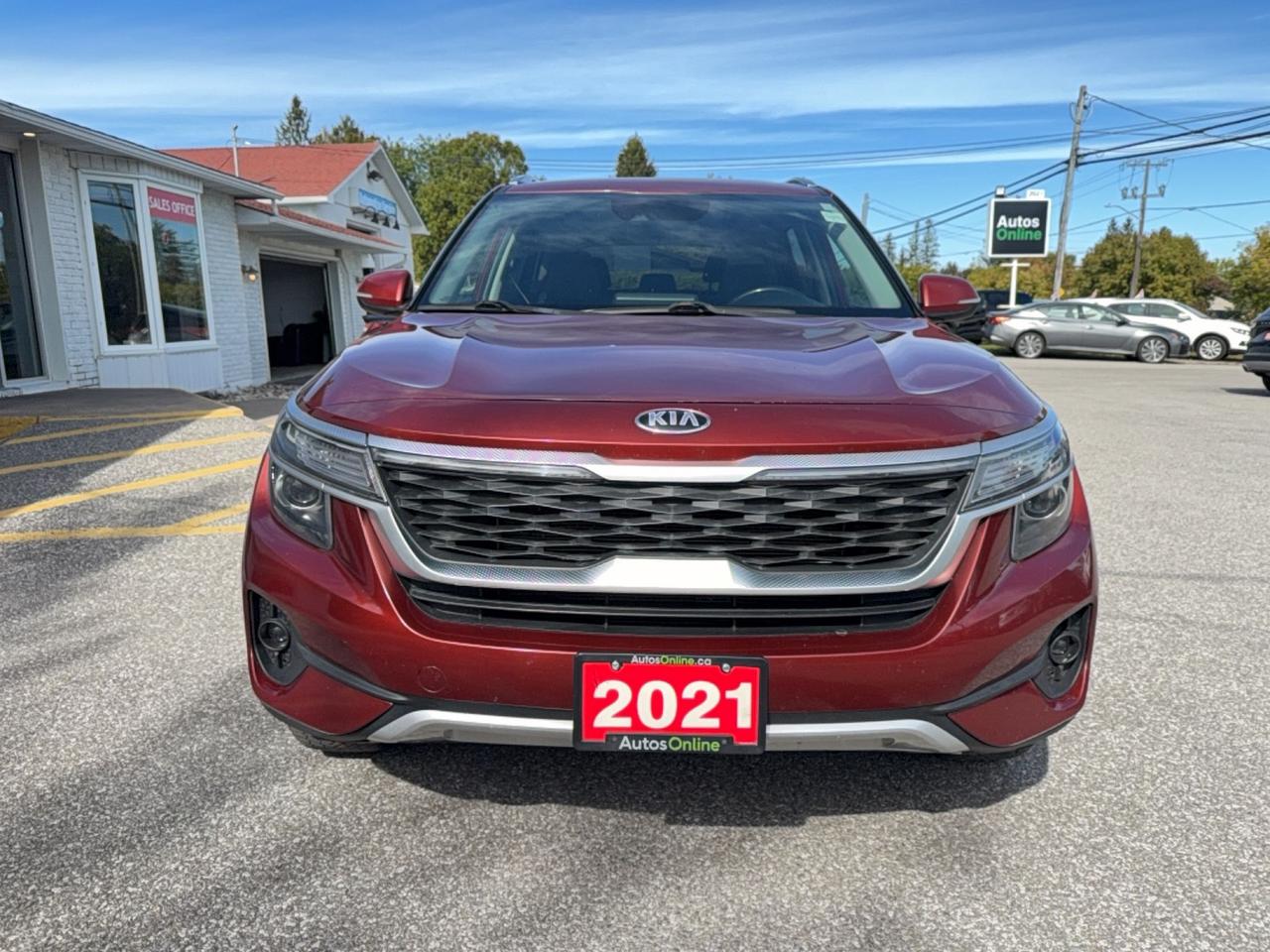 2021 Kia Seltos EX-HEATED LEATHER SEATS-SUNROOF-DRIVE ASSIST-APPLE CARPLAY-LOADED Photo
