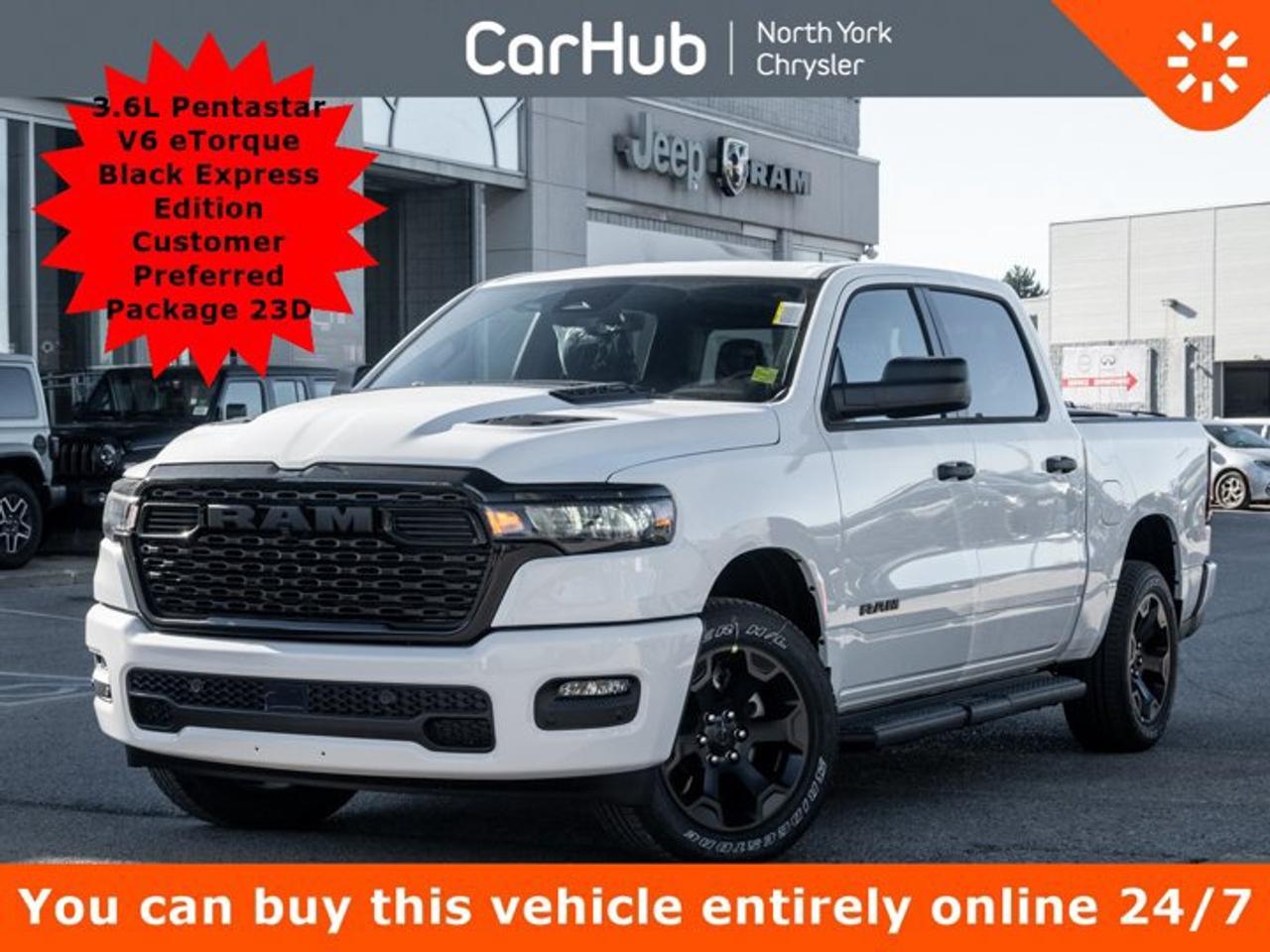 2027 RAM 1500 Tradesman Crew Cab 5'7" Box 3.6L Pentastar V6 eTorque | Black Express Edition | Customer Preferred Package 23D | 20-Inch Wheels Photo0