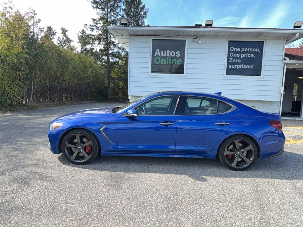 2020 Genesis G70 3.3T Sport-AWD-H/U DISPLAY-NAVIGATION-360CAM-DRIVE ASSIST-SUNROOF-AC/HEATED SEATS-BREMBO BRAKES Photo1