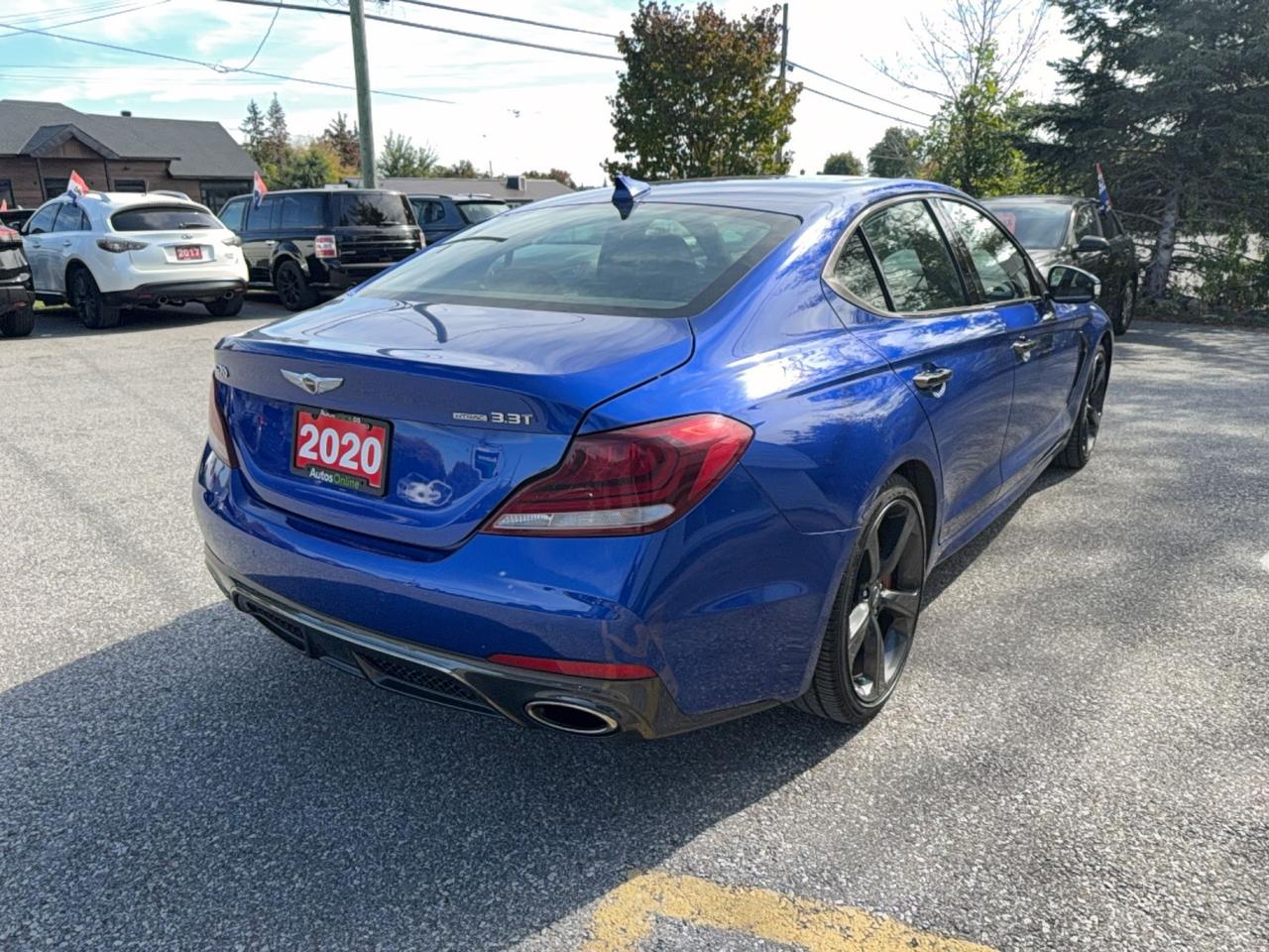 2020 Genesis G70 3.3T Sport-AWD-H/U DISPLAY-NAVIGATION-360CAM-DRIVE ASSIST-SUNROOF-AC/HEATED SEATS-BREMBO BRAKES Photo4