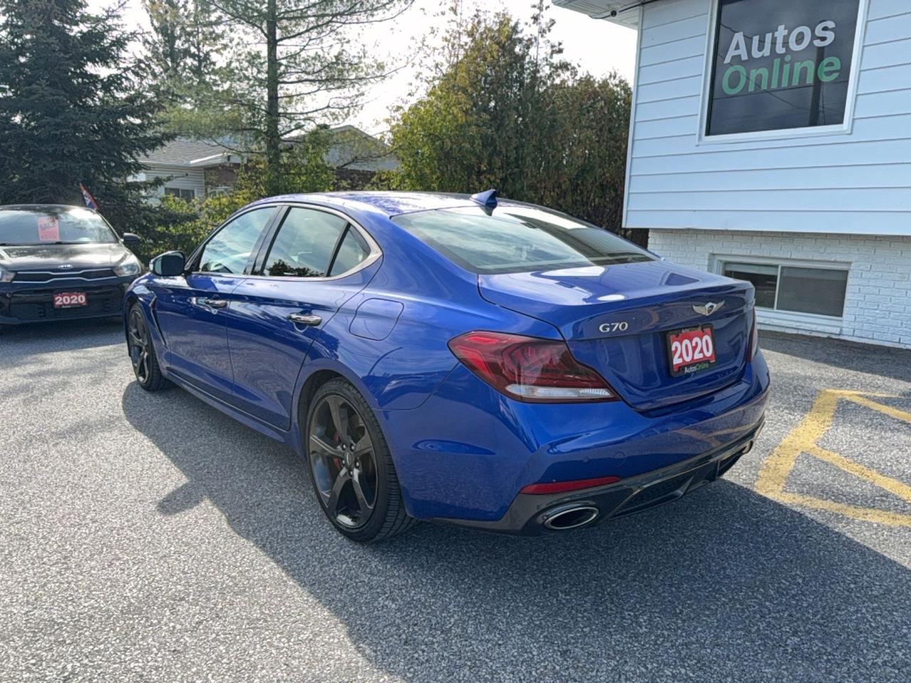 2020 Genesis G70 3.3T Sport-AWD-H/U DISPLAY-NAVIGATION-360CAM-DRIVE ASSIST-SUNROOF-AC/HEATED SEATS-BREMBO BRAKES Photo2