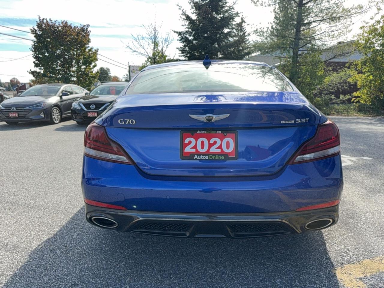 2020 Genesis G70 3.3T Sport-AWD-H/U DISPLAY-NAVIGATION-360CAM-DRIVE ASSIST-SUNROOF-AC/HEATED SEATS-BREMBO BRAKES Photo3
