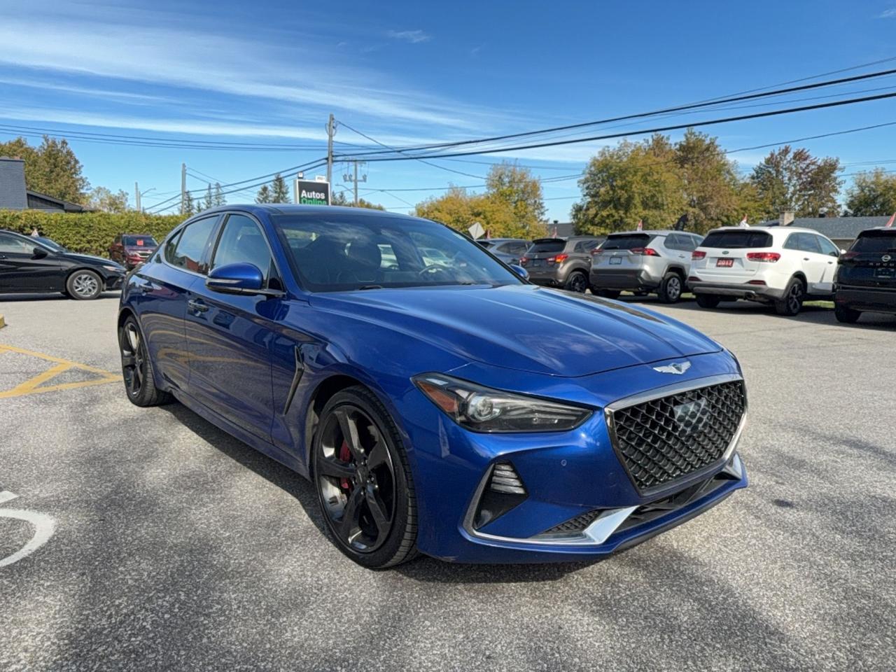 2020 Genesis G70 3.3T Sport-AWD-H/U DISPLAY-NAVIGATION-360CAM-DRIVE ASSIST-SUNROOF-AC/HEATED SEATS-BREMBO BRAKES Photo