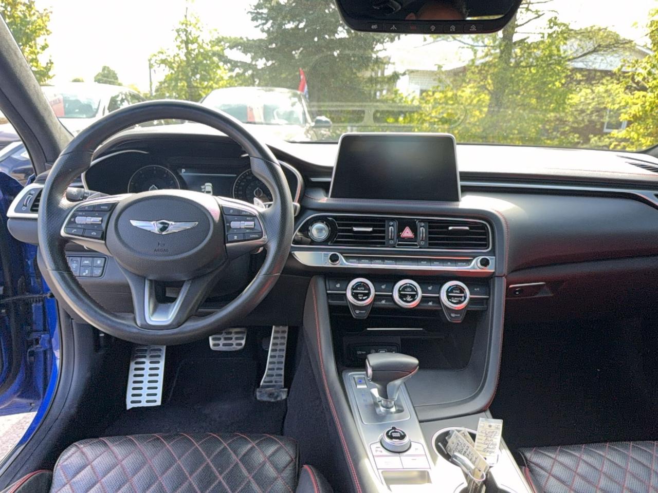 2020 Genesis G70 3.3T Sport-AWD-H/U DISPLAY-NAVIGATION-360CAM-DRIVE ASSIST-SUNROOF-AC/HEATED SEATS-BREMBO BRAKES Photo