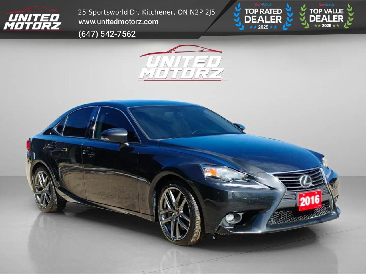 2016 Lexus IS 300 AWD 3.5L 6cyl~SAFETY CERTIFIED~ Photo3