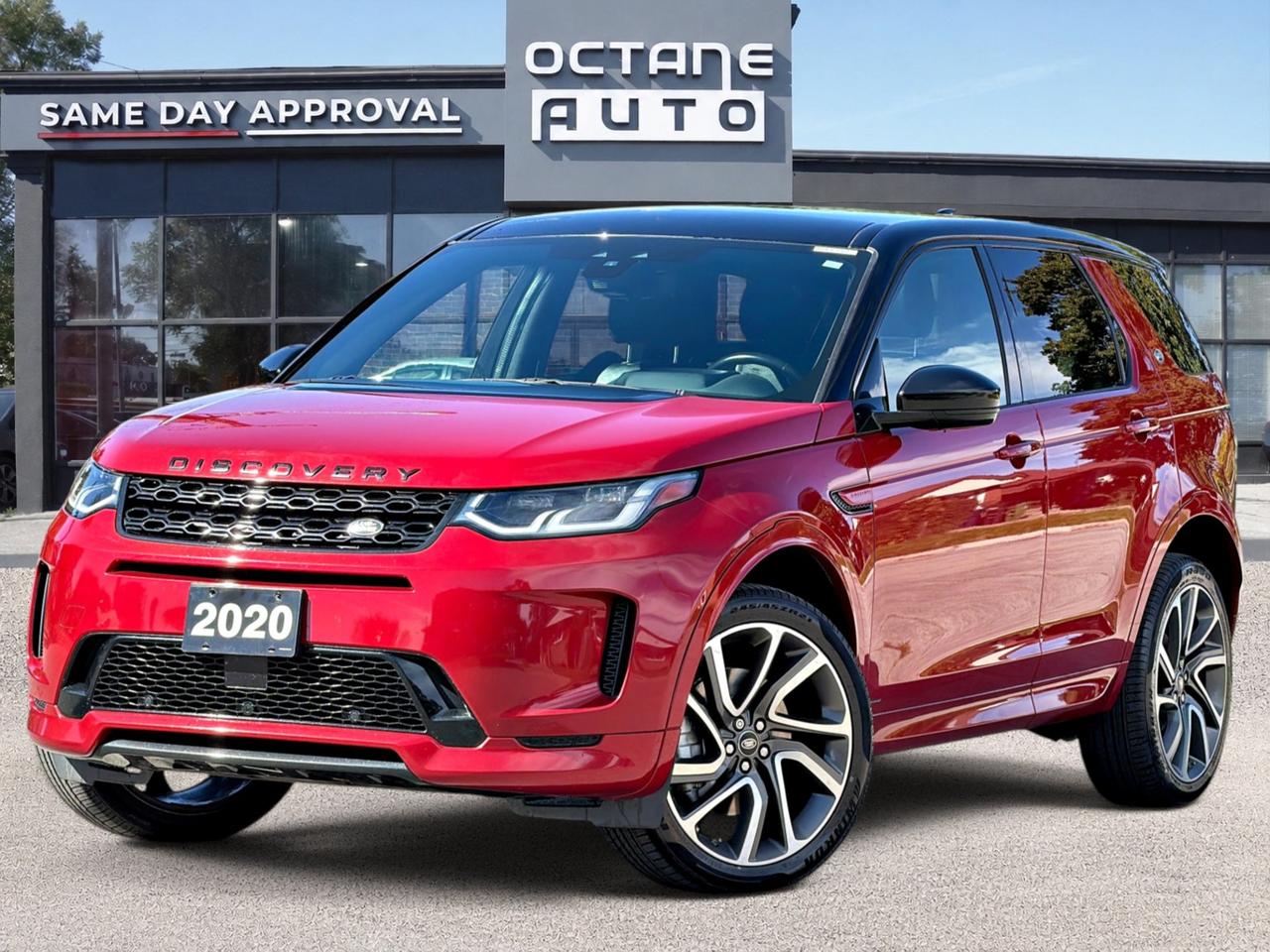 Red 2020 Land Rover Discovery Sport SUV / Crossover All-Wheel Drive Automatic