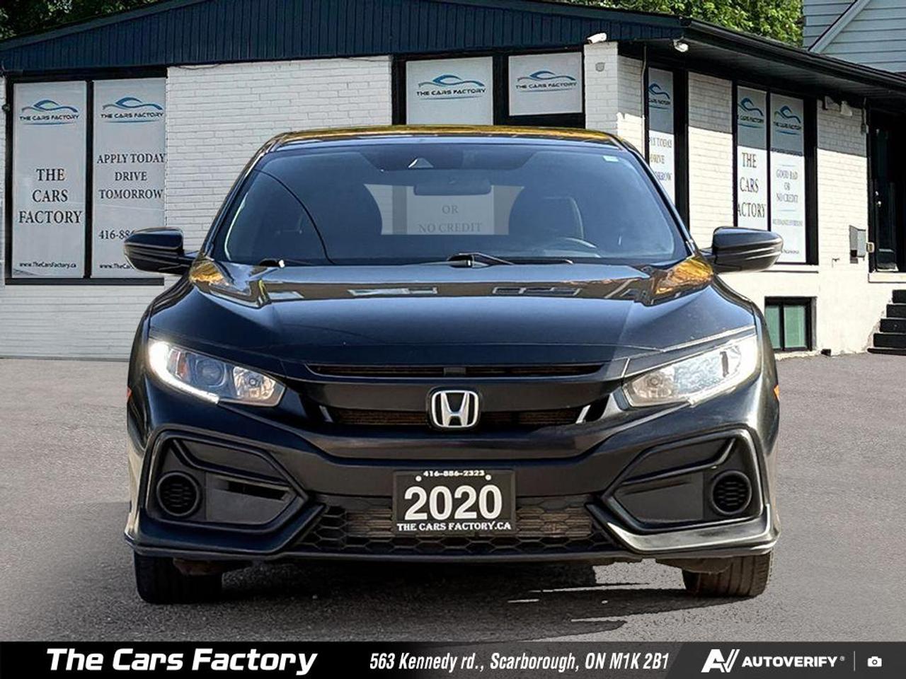 2020 Honda Civic Hatchbacl LX 6MT Apple CarPlay No Accident! Photo2