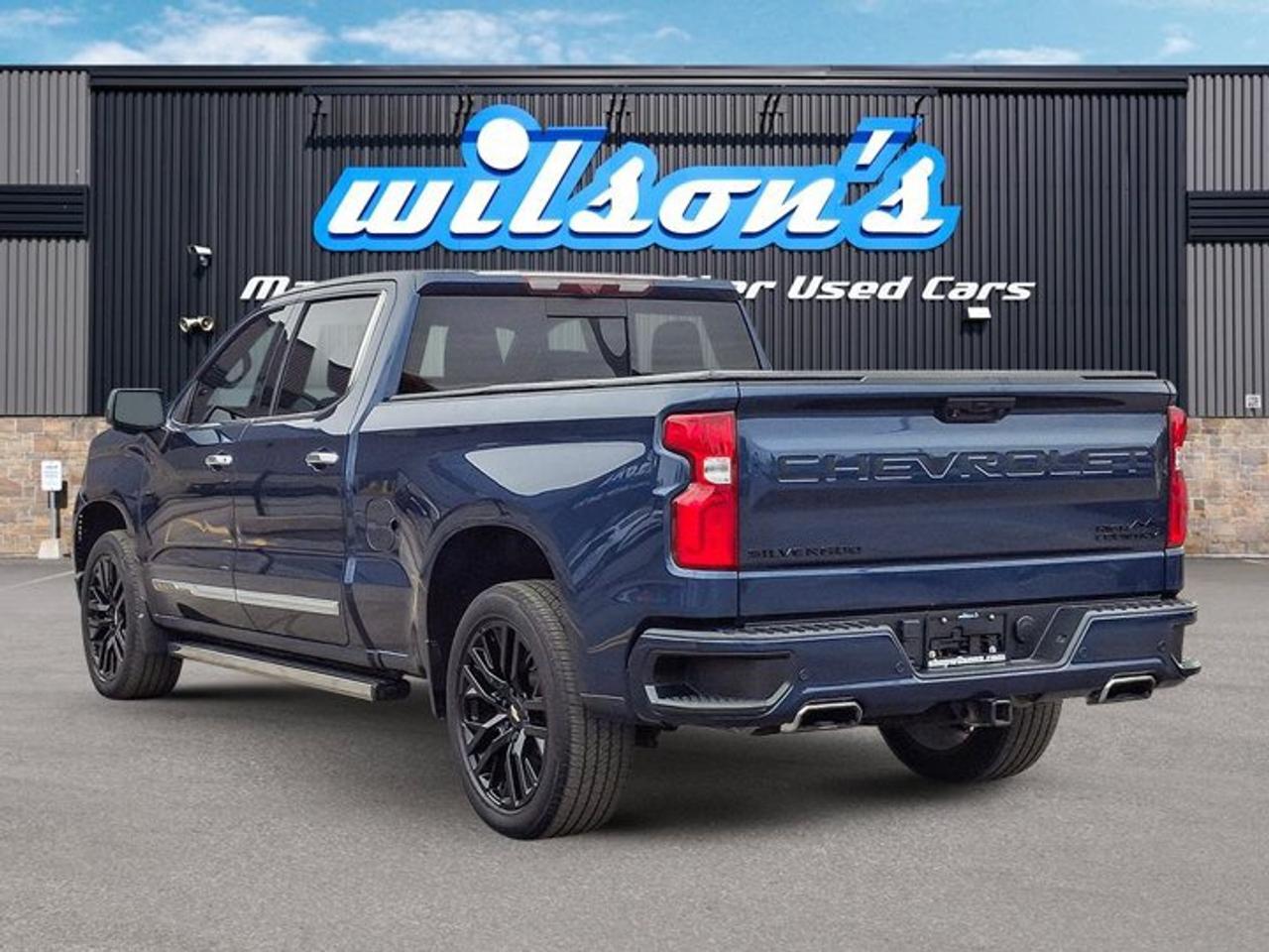 2022 Chevrolet Silverado 1500 High Country Crew 4X4 | 6.5' Box | 6.2L | 22'' Wheels | HUD | Leather | Sunroof | Nav | and More ! Photo