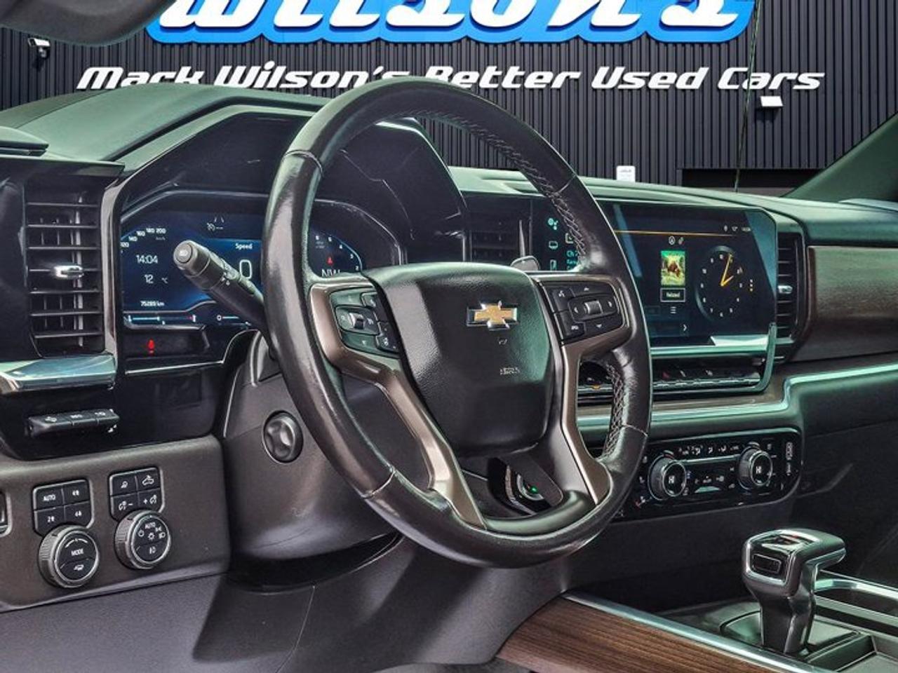 2022 Chevrolet Silverado 1500 High Country Crew 4X4 | 6.5' Box | 6.2L | 22'' Wheels | HUD | Leather | Sunroof | Nav | and More ! Photo