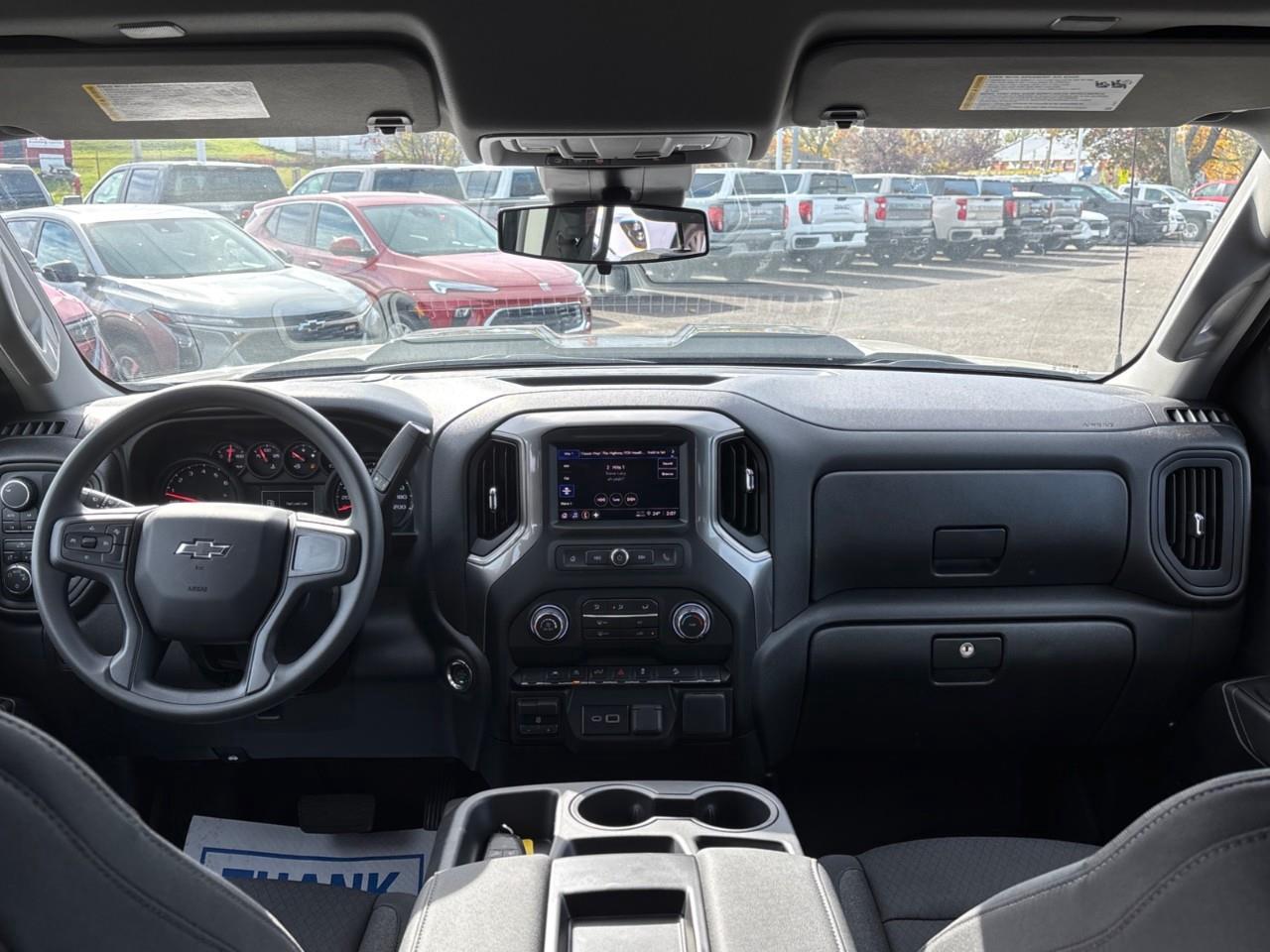 2026 Chevrolet Silverado 1500 Custom Trail Boss New 2026 Gas Powered V8 6 Passenger Crew Cab 4X4 Truck with a 2 Factory Installed Lift, Push Button Start with Remote Vehicle Start and a 7 Diagonal Touchscreen Radio with Wireless Apple CarPlay and W Photo