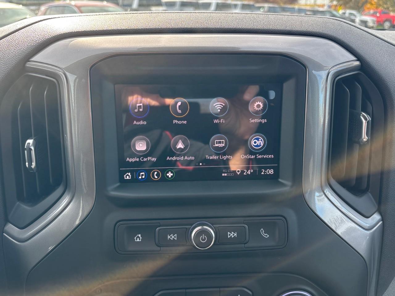 2026 Chevrolet Silverado 1500 Custom Trail Boss New 2026 Gas Powered V8 6 Passenger Crew Cab 4X4 Truck with a 2 Factory Installed Lift, Push Button Start with Remote Vehicle Start and a 7 Diagonal Touchscreen Radio with Wireless Apple CarPlay and W Photo