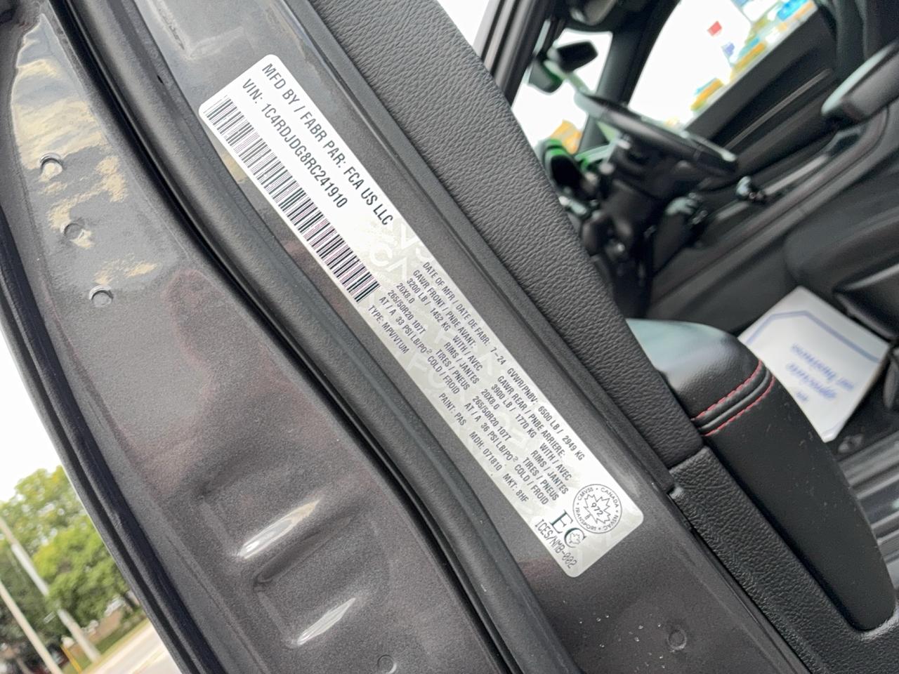 2024 Dodge Durango GT AWD 3.6L6cylGas 7 Passenger Photo