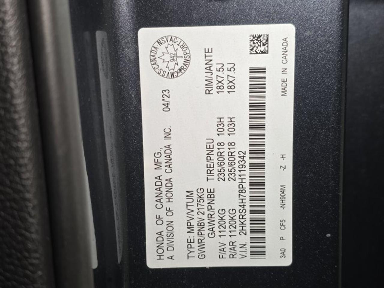 2023 Honda CR-V EX-L Photo