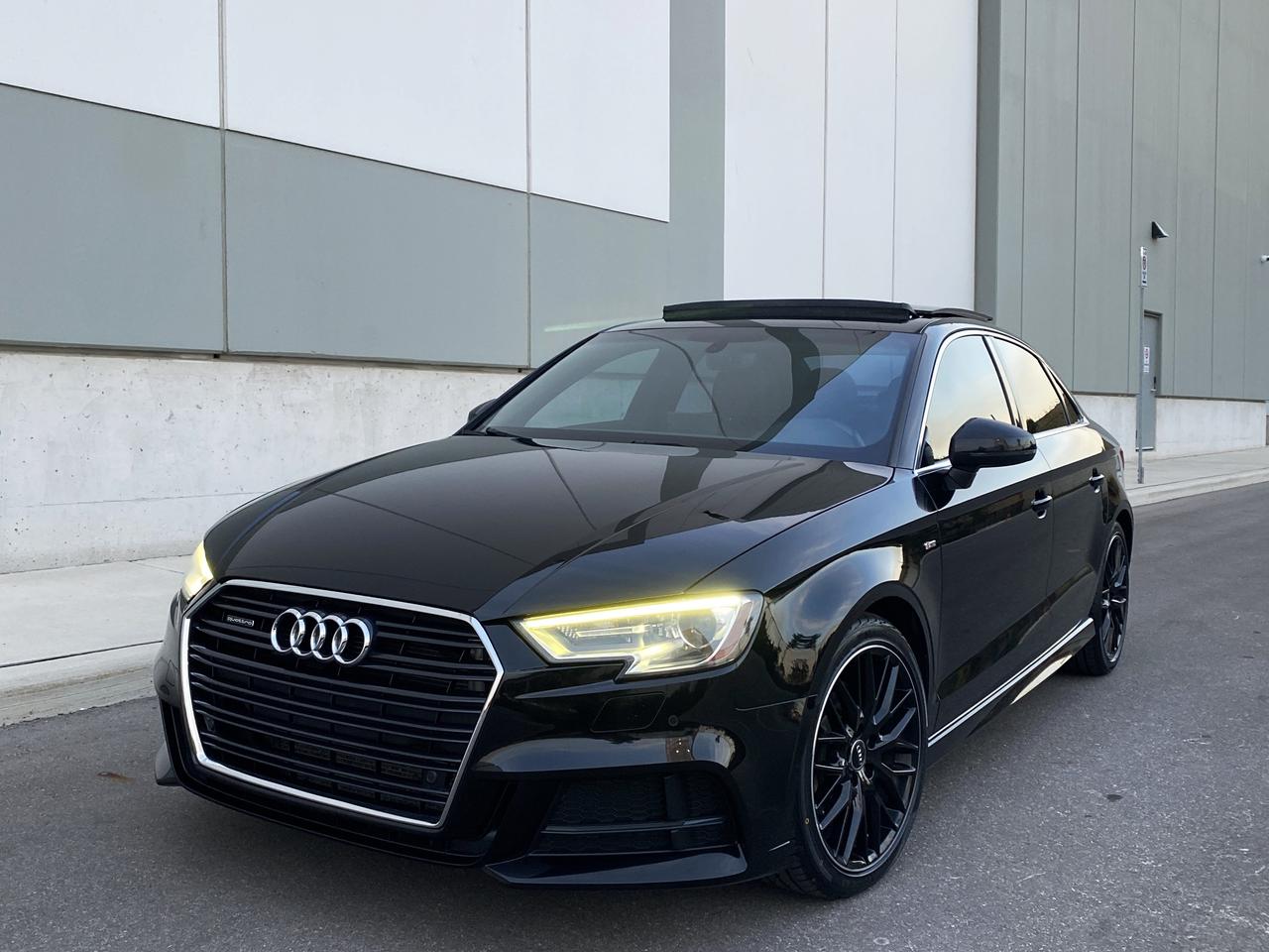 2017 Audi A3 2.0T QUATTRO-S LINE SPORT PKG-NAV-CAMERA-PANO ROOF - Photo #1