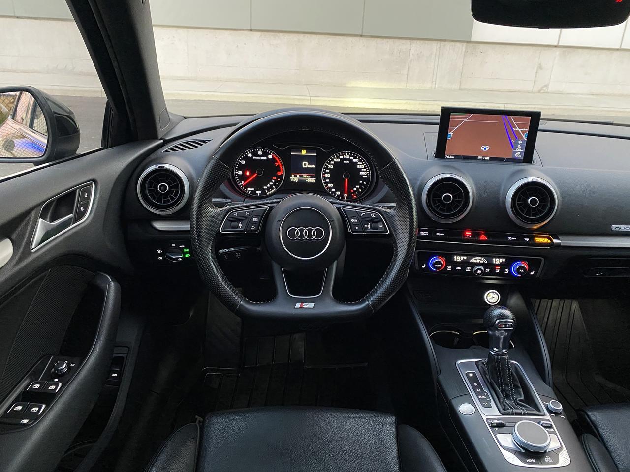 2017 Audi A3 2.0T QUATTRO-S LINE SPORT PKG-NAV-CAMERA-PANO ROOF Photo