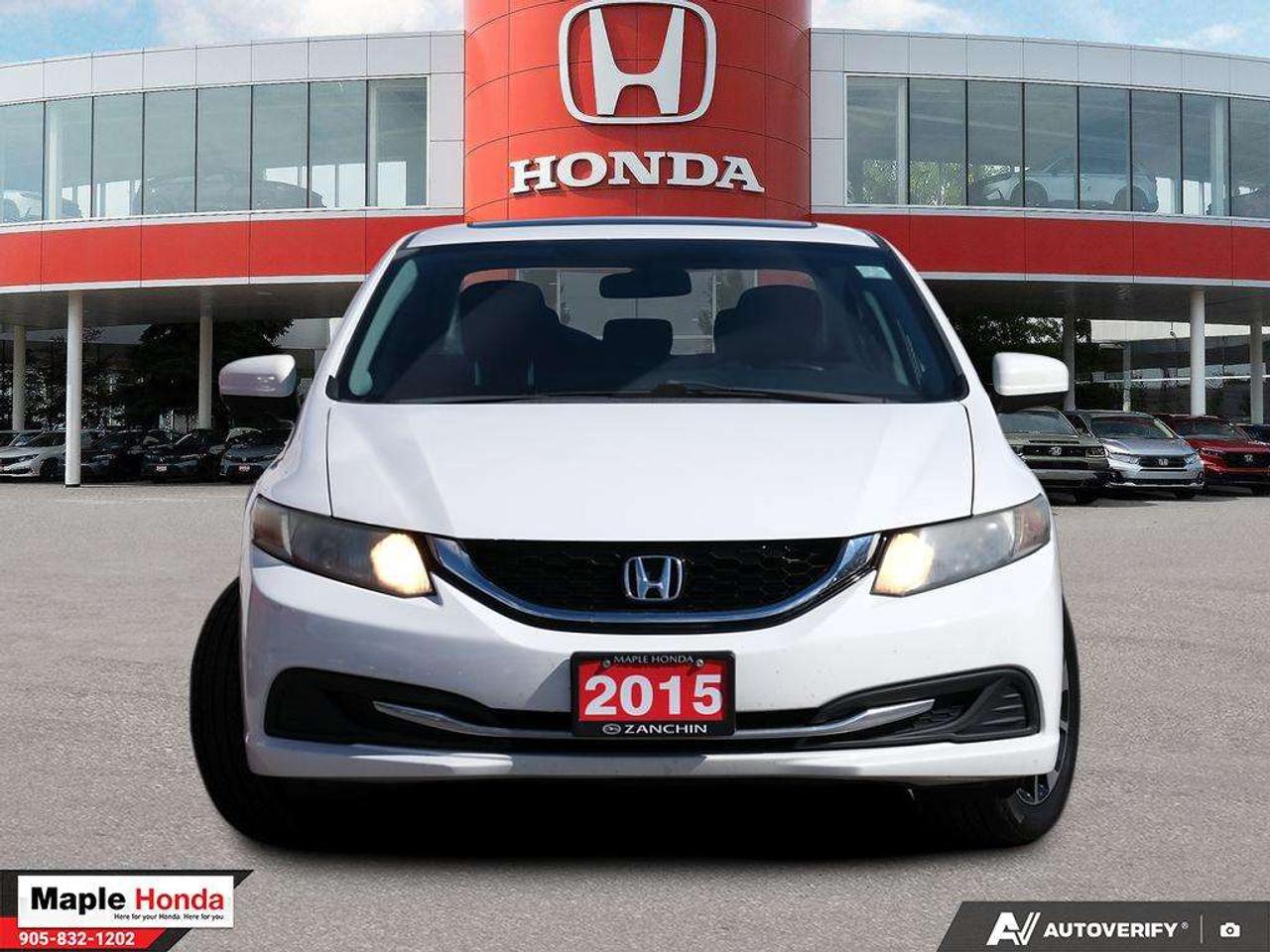2015 Honda Civic Sunroof| Heated Seats| Honda Lane Watch| Bluetooth Photo