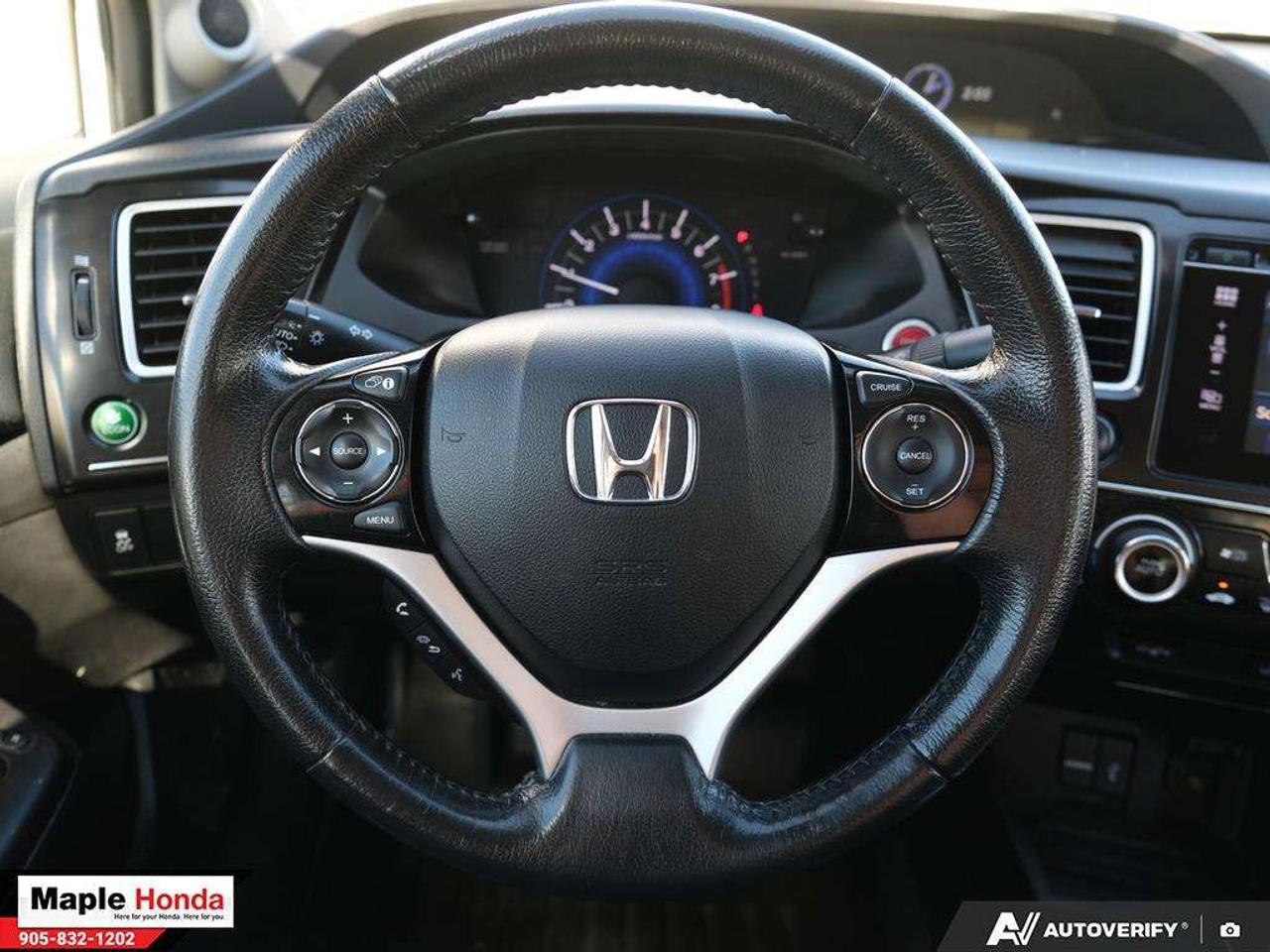 2015 Honda Civic Sunroof| Heated Seats| Honda Lane Watch| Bluetooth Photo