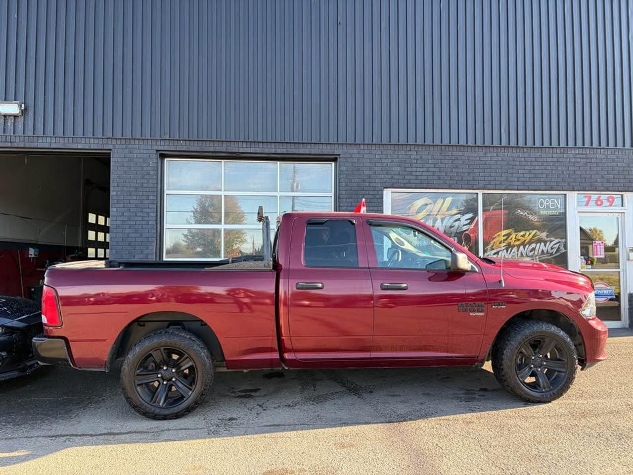 Red 2019 RAM 1500 Pickup Truck Four-Wheel Drive Automatic