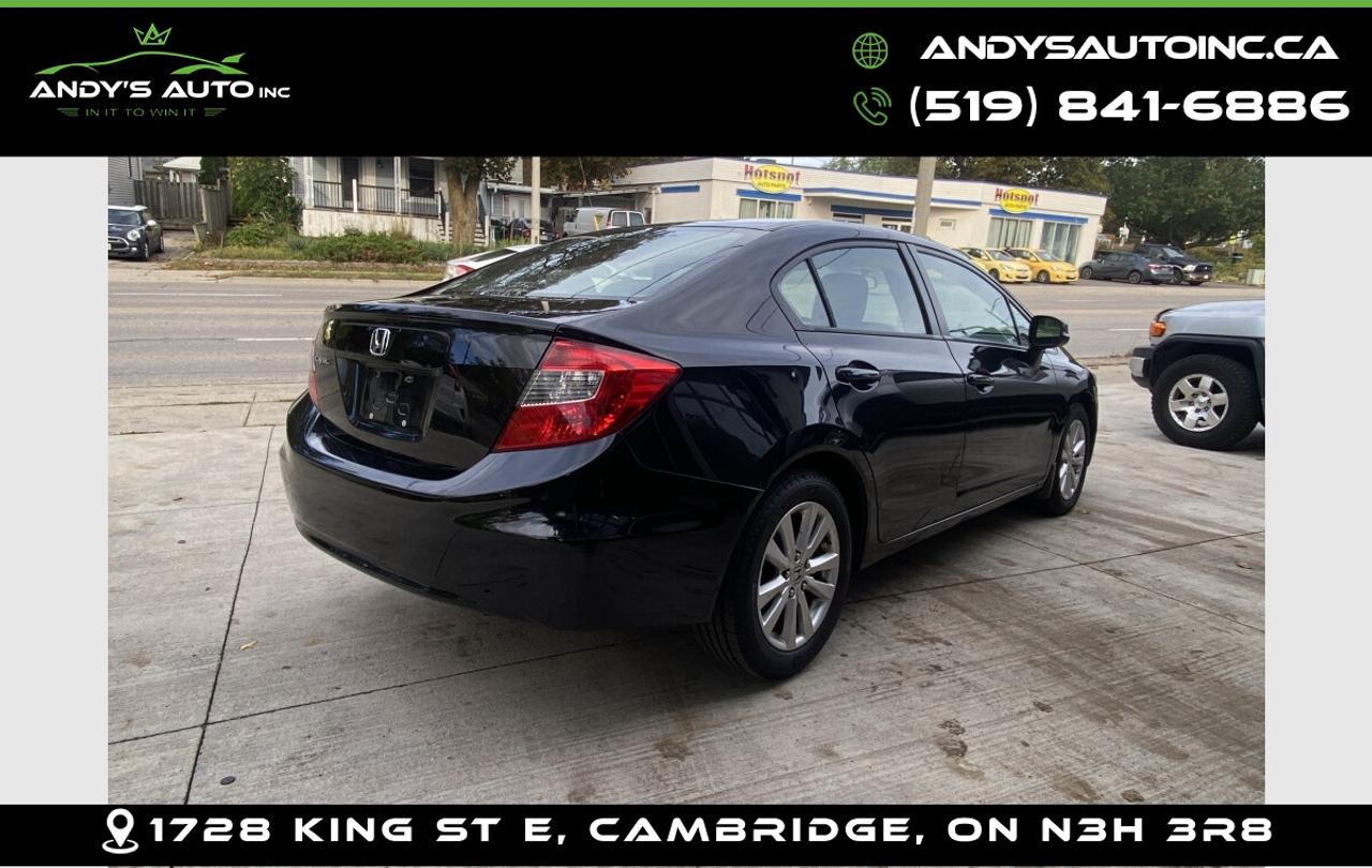 2012 Honda Civic ! SUNROOF ! POWER WINDOWS ! KEYLESS ENTRY ! EX ! SUNROOF ! POWER WINDOWS ! KEYLESS ENTRY ! Photo