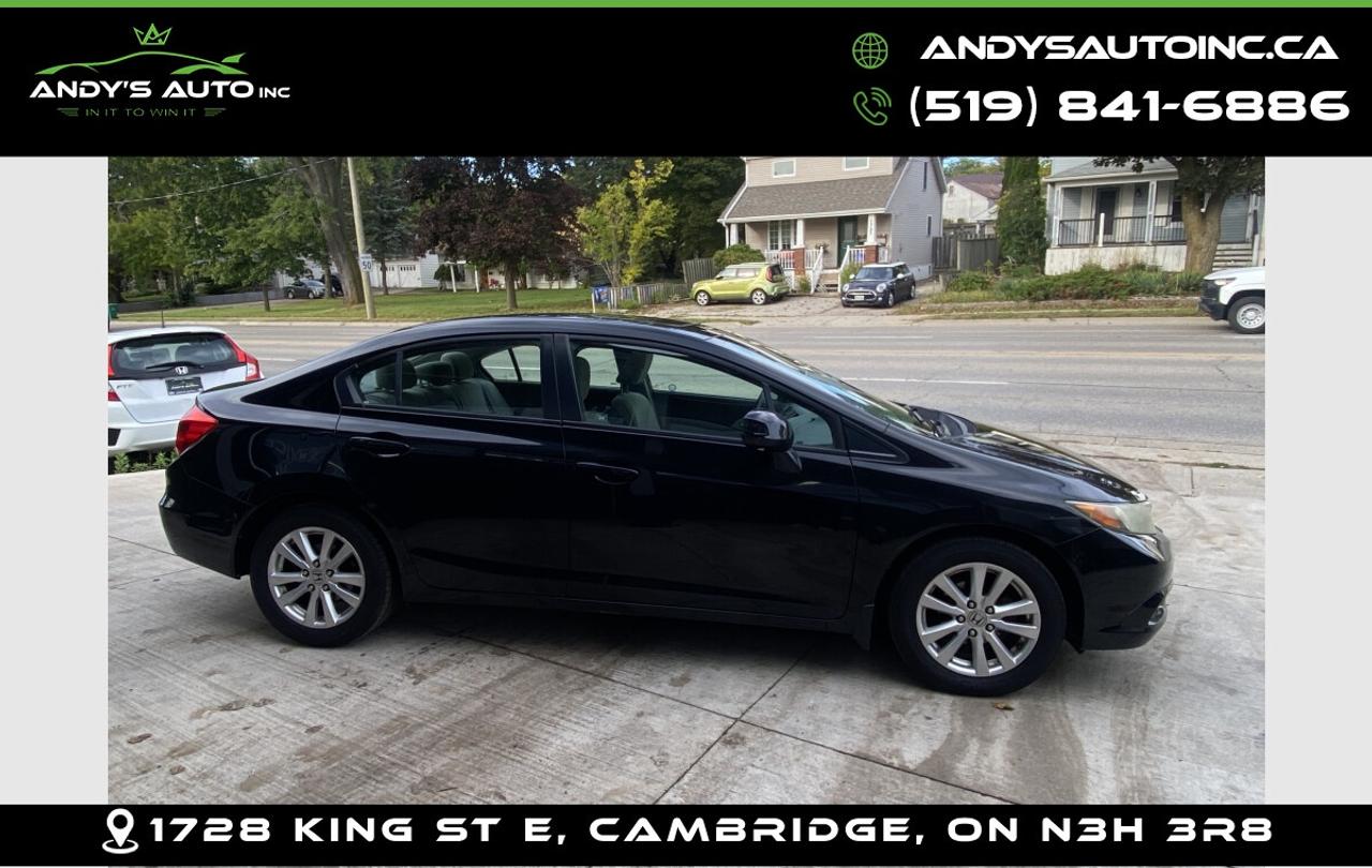 2012 Honda Civic ! SUNROOF ! POWER WINDOWS ! KEYLESS ENTRY ! EX ! SUNROOF ! POWER WINDOWS ! KEYLESS ENTRY ! Photo