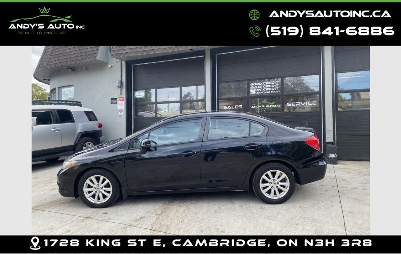 2012 Honda Civic ! SUNROOF ! POWER WINDOWS ! KEYLESS ENTRY ! EX ! SUNROOF ! POWER WINDOWS ! KEYLESS ENTRY ! Photo