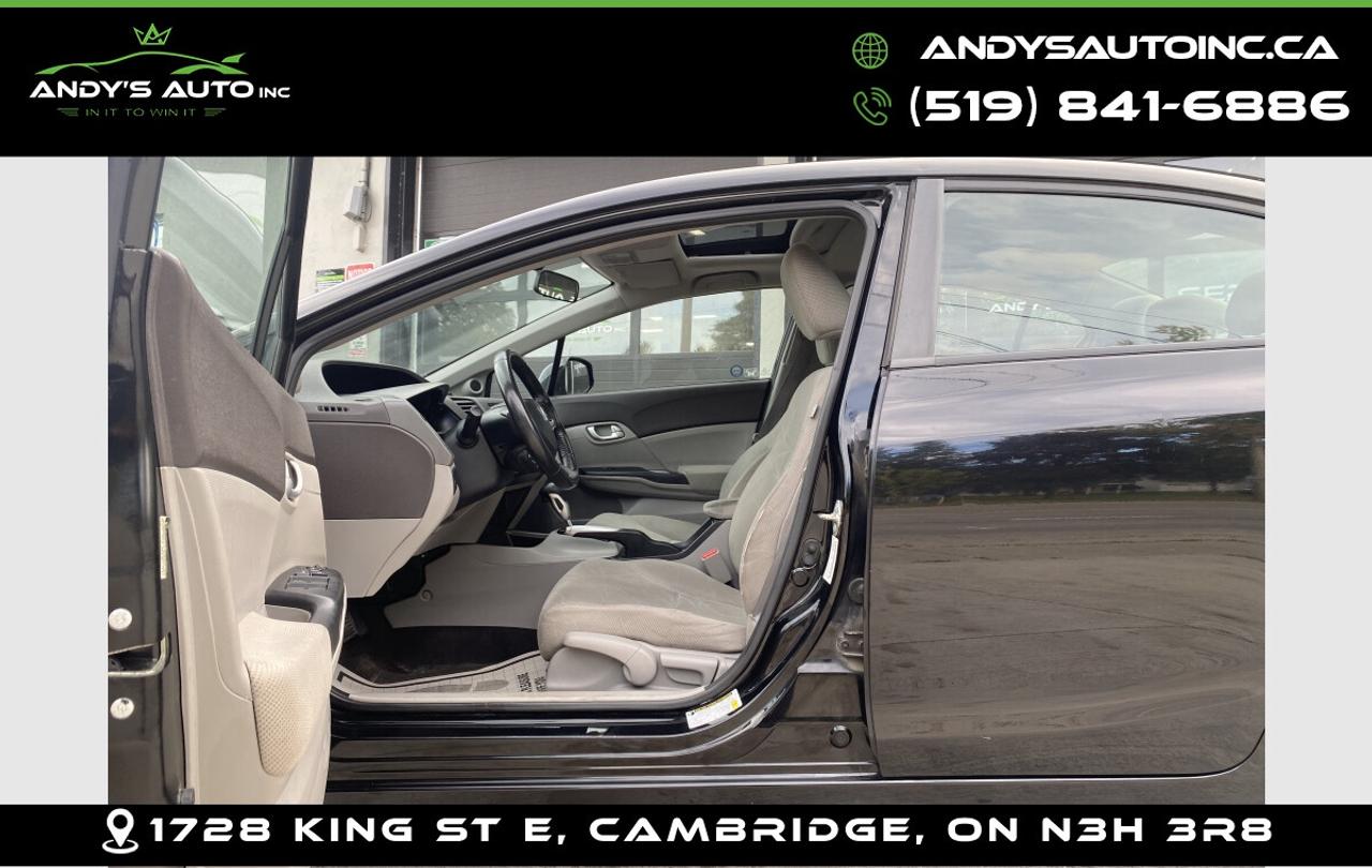 2012 Honda Civic ! SUNROOF ! POWER WINDOWS ! KEYLESS ENTRY ! EX ! SUNROOF ! POWER WINDOWS ! KEYLESS ENTRY ! Photo