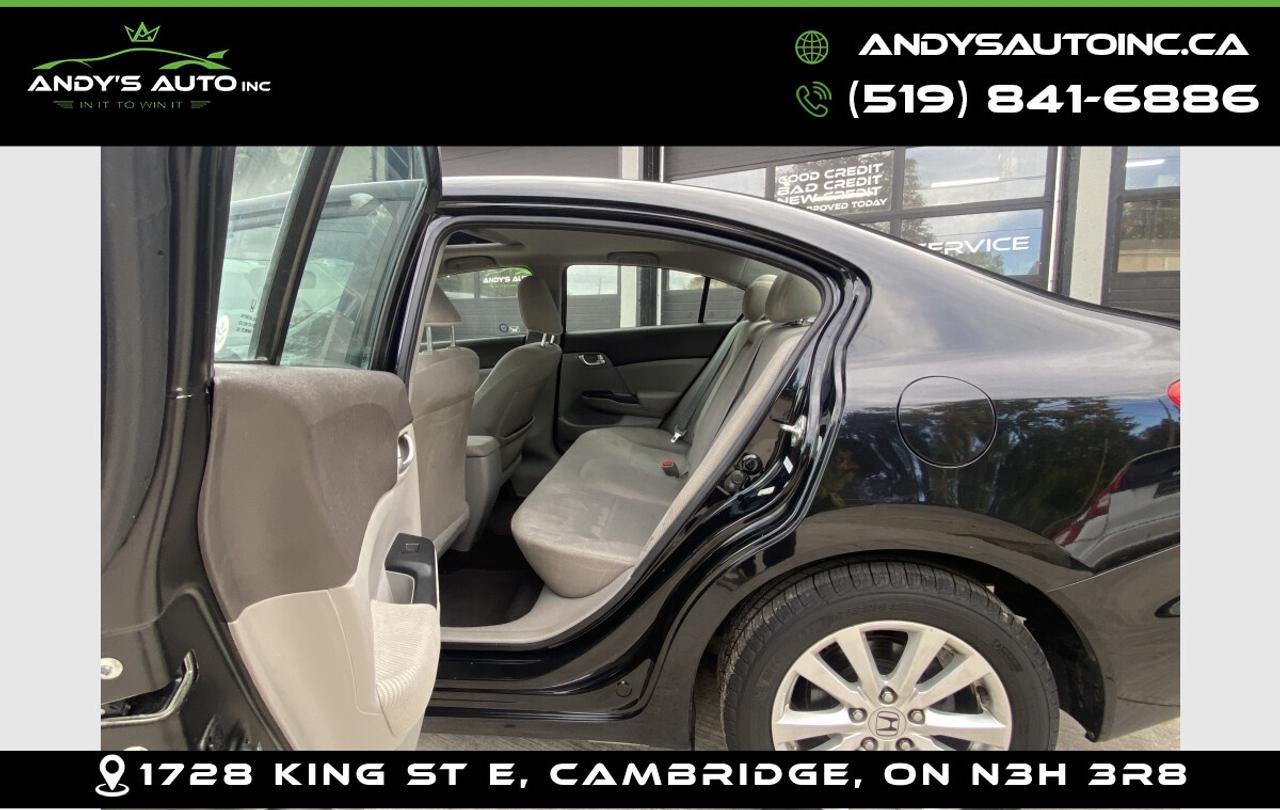 2012 Honda Civic ! SUNROOF ! POWER WINDOWS ! KEYLESS ENTRY ! EX ! SUNROOF ! POWER WINDOWS ! KEYLESS ENTRY ! Photo